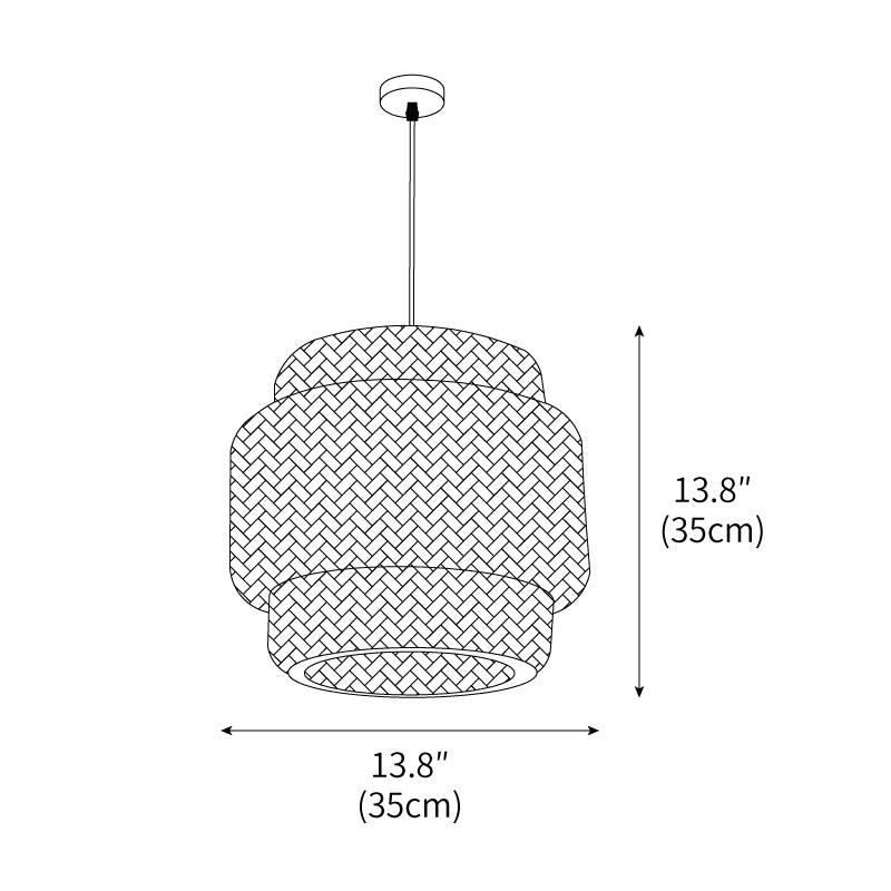 Bamboo Pendant Light D887