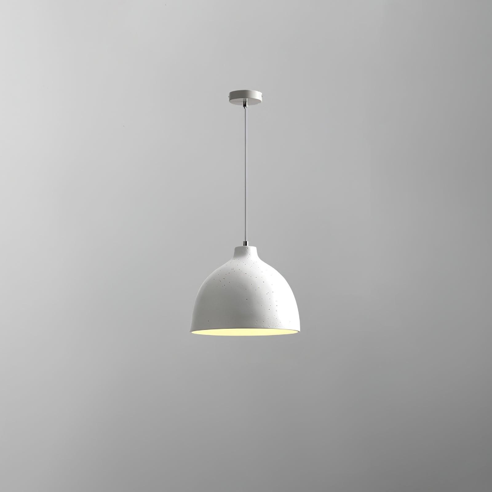 Modern Minimalist Industrial Resin Bowl LED Pendant Light M433