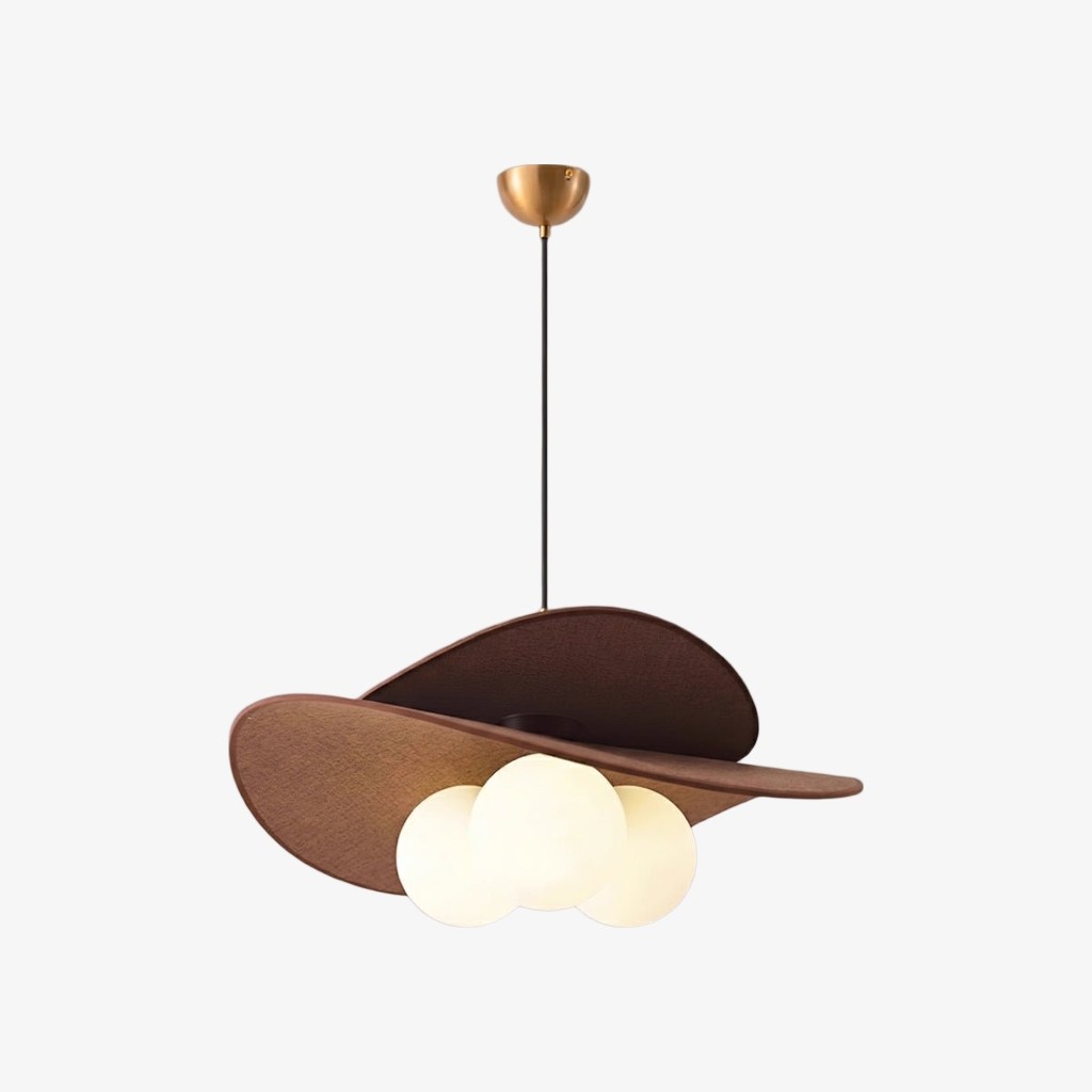 Orrise Blooming Petal Chandelier - Modern Metal and Wood for Living Rooms and Dining Rooms T529