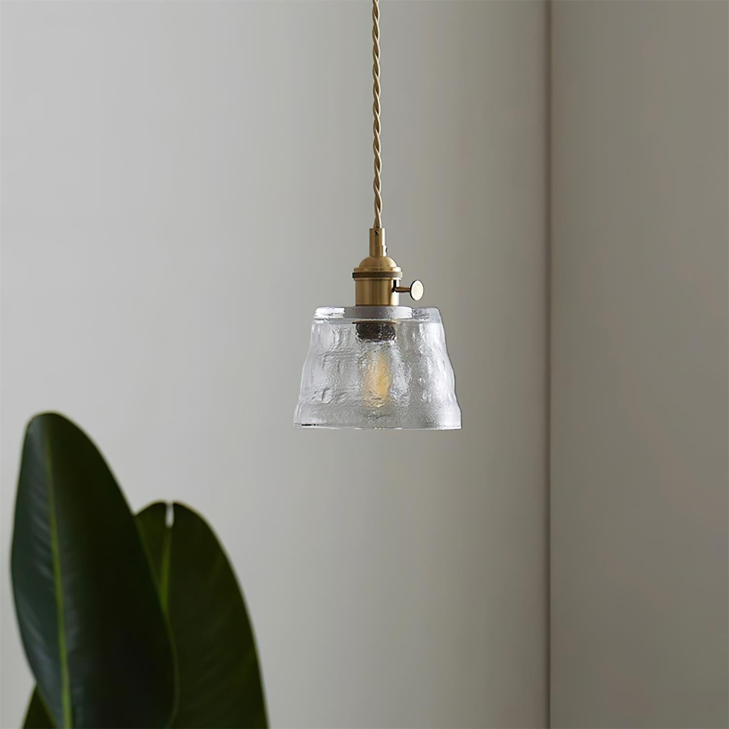 Retro Small Cup Glass Pendant Lamp M276