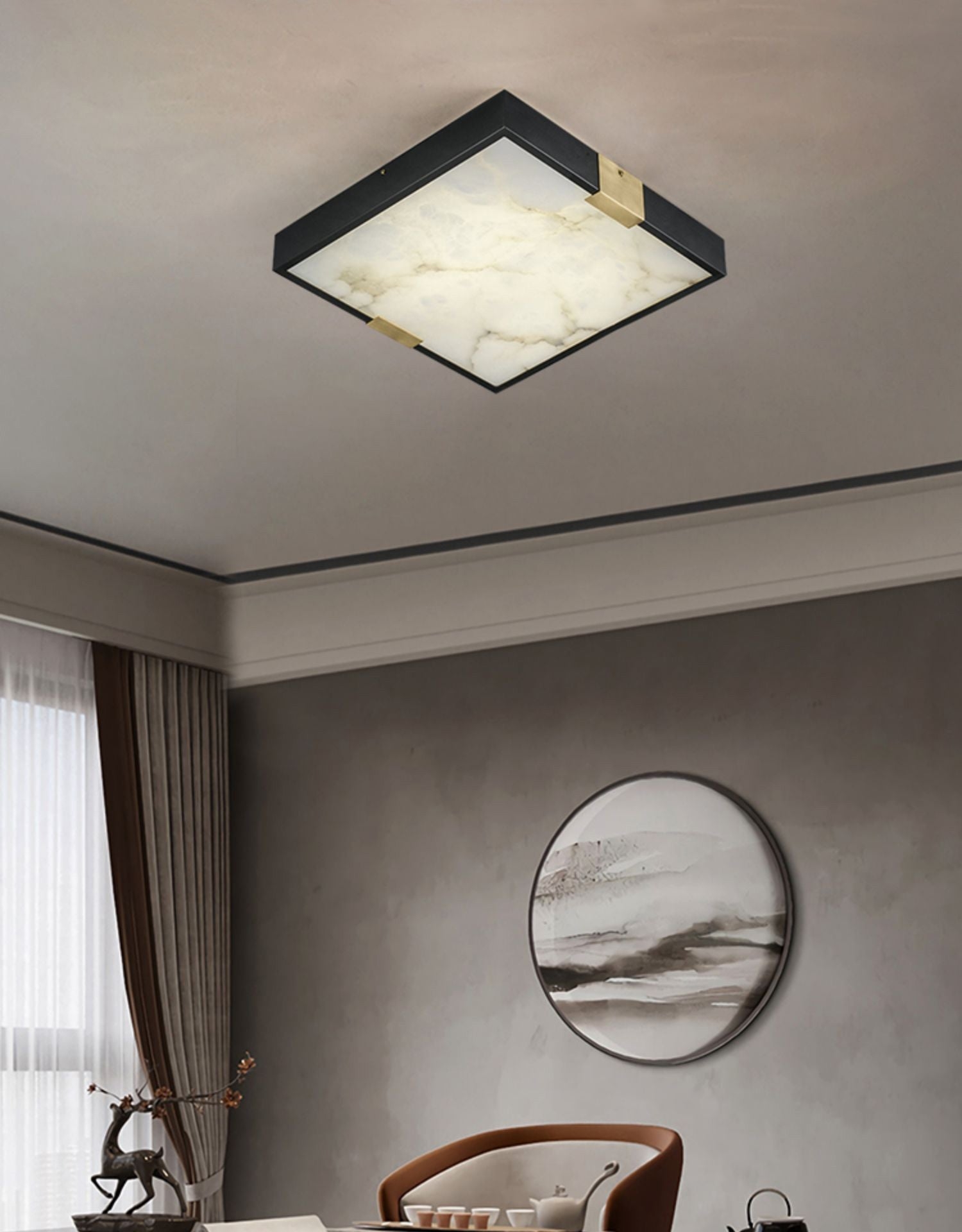 Lucien Alabaster Ceiling Light D432