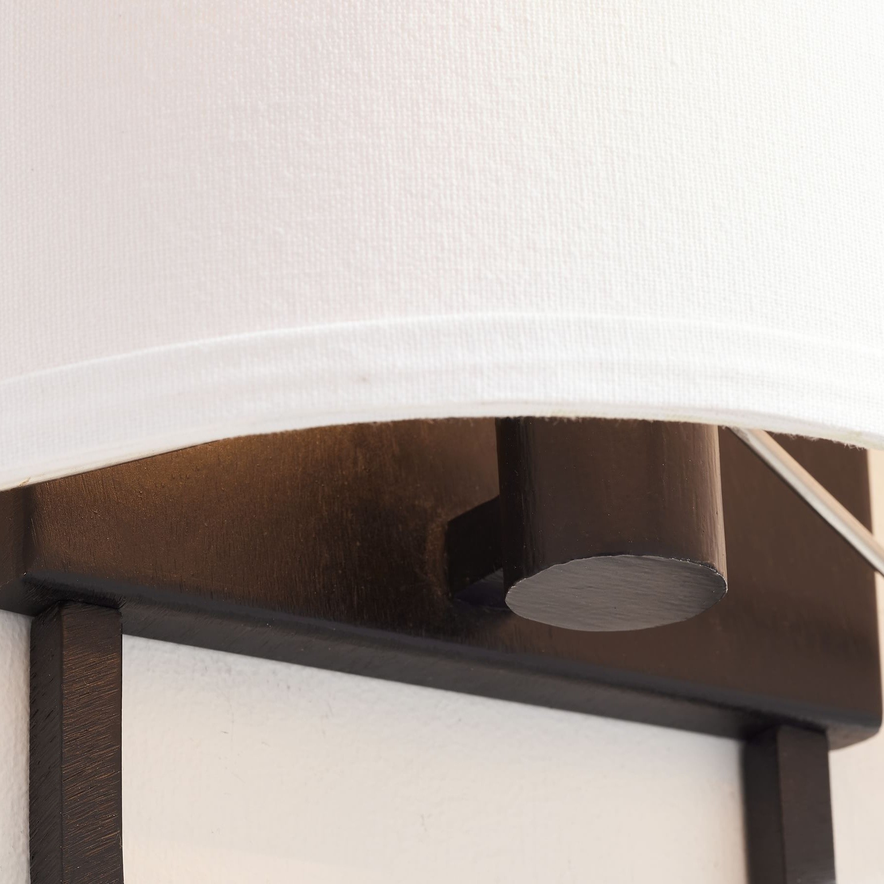 Nolvara Elegant Wall Light Featuring Soft Shade and Metal Arm T082