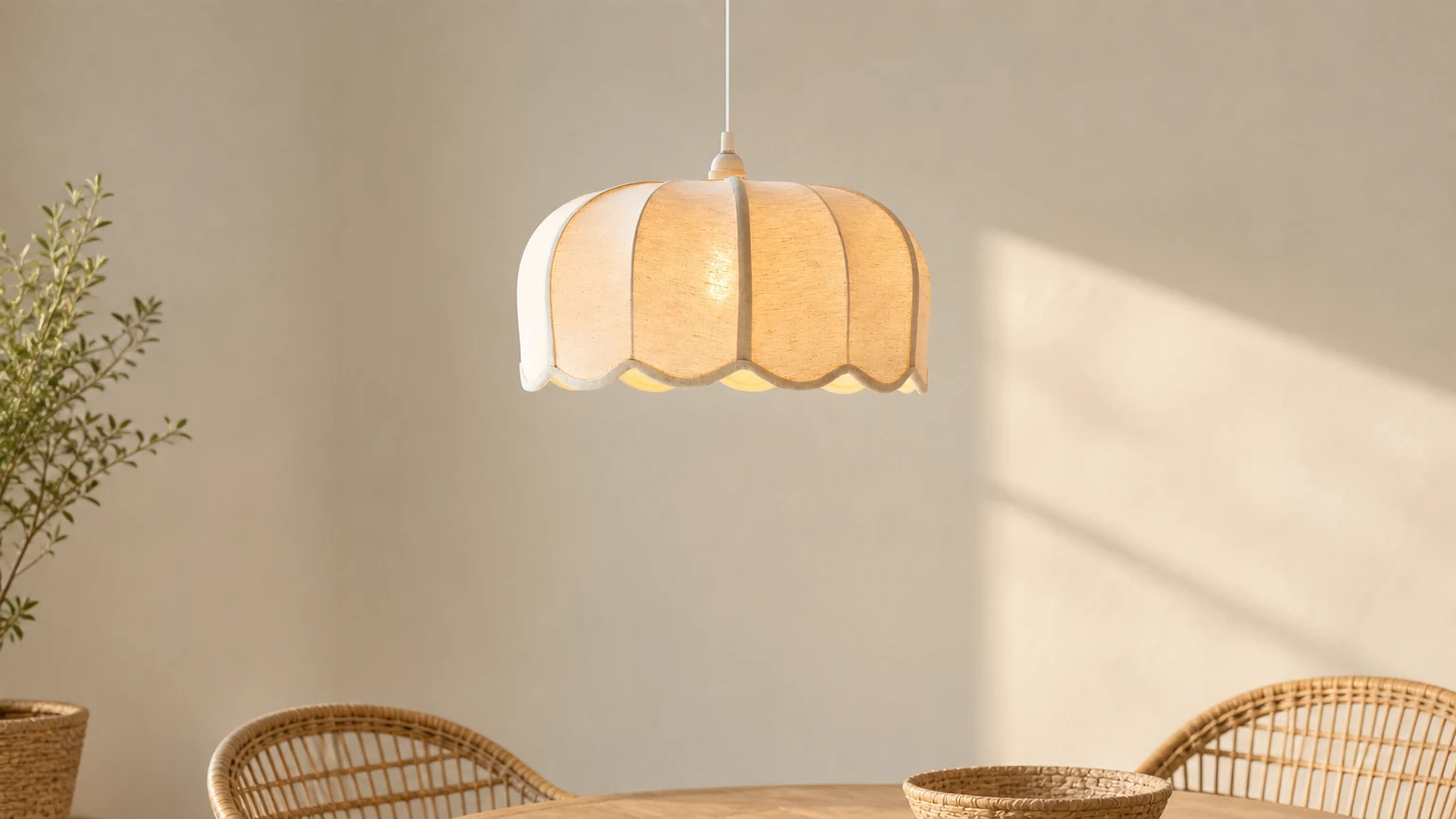 Lampa wisząca Calda D302 w ciepłym pomieszczeniu