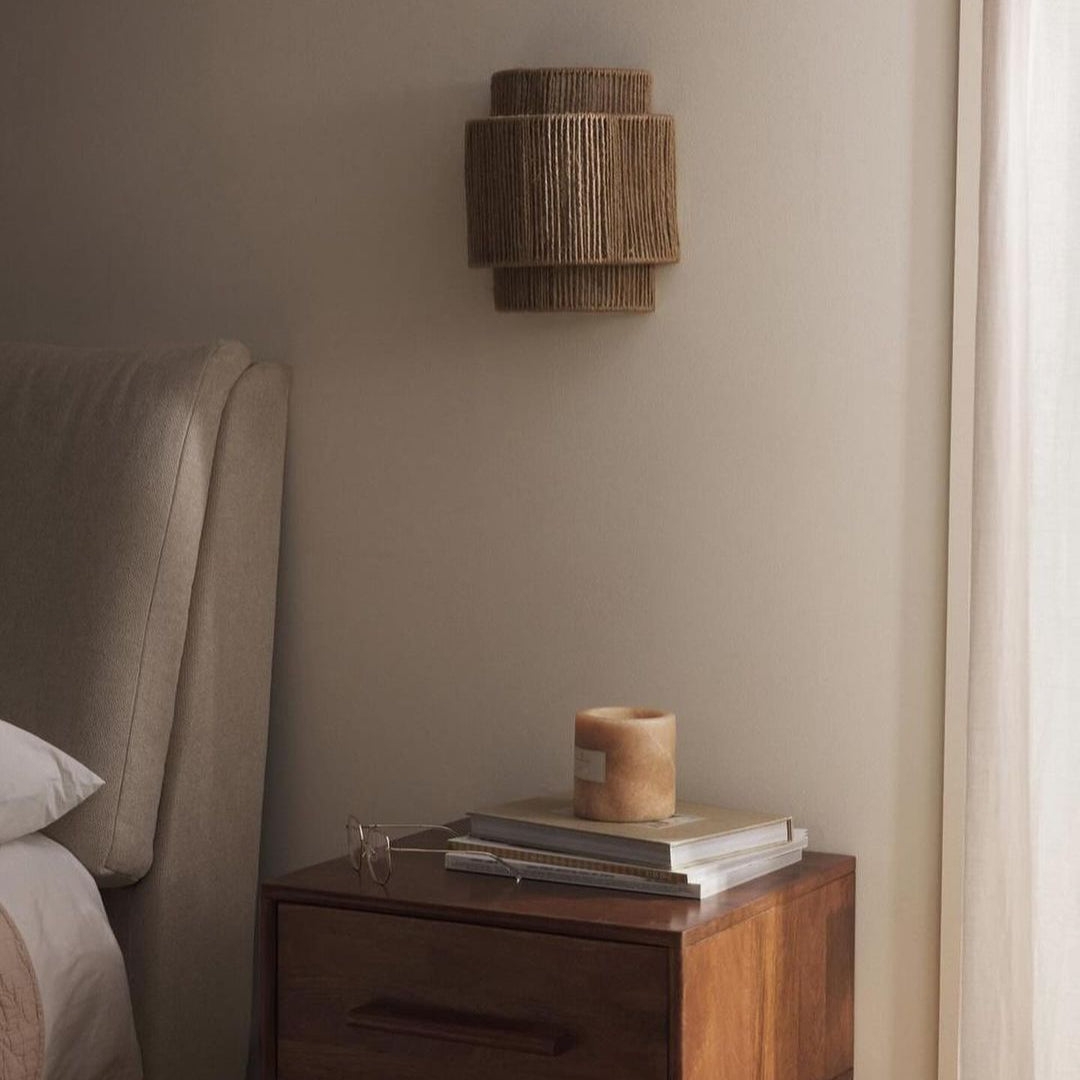 Bohemian Vintage Hand Woven LED Wall Light D794