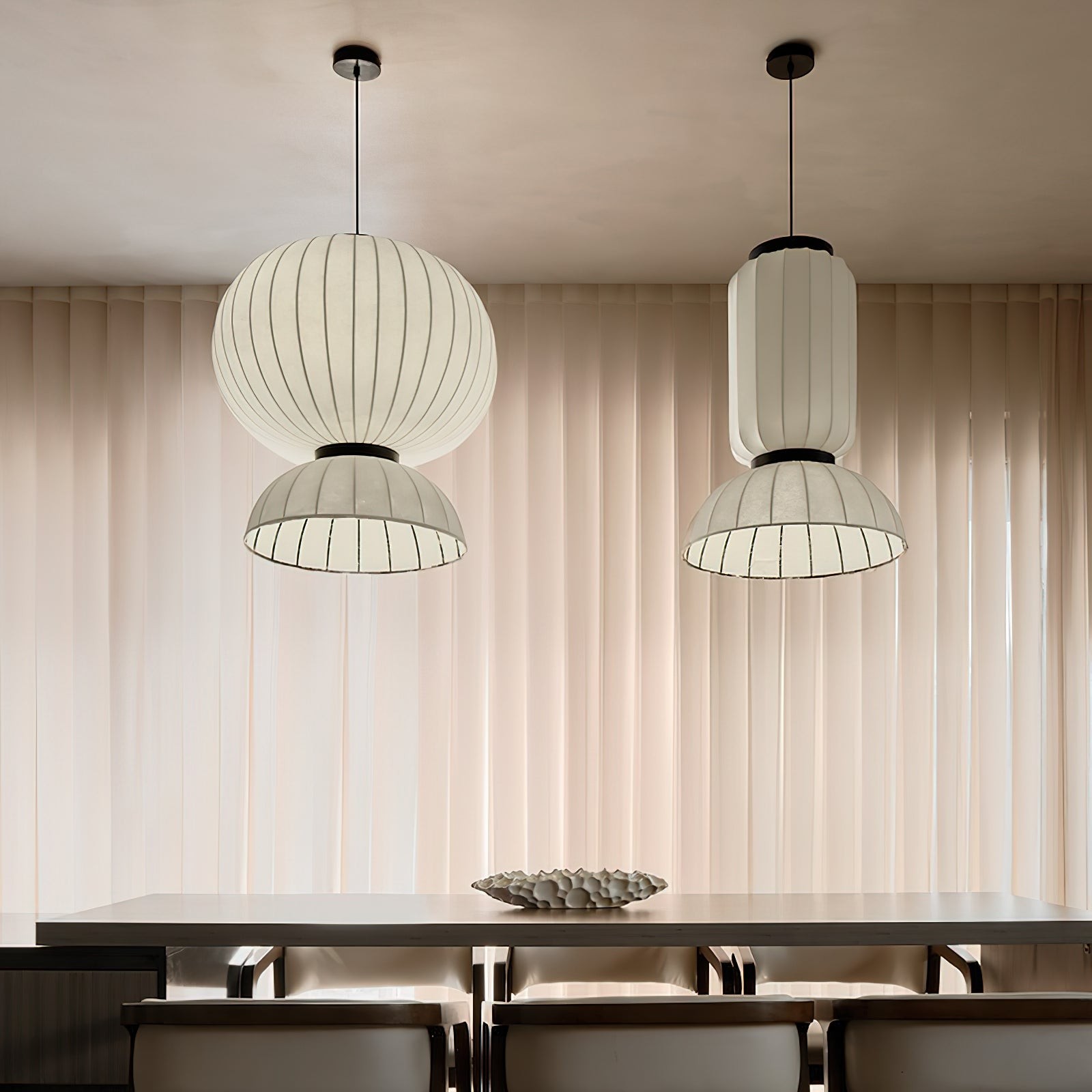Mulberry Silk Lantern Pendant Light M536