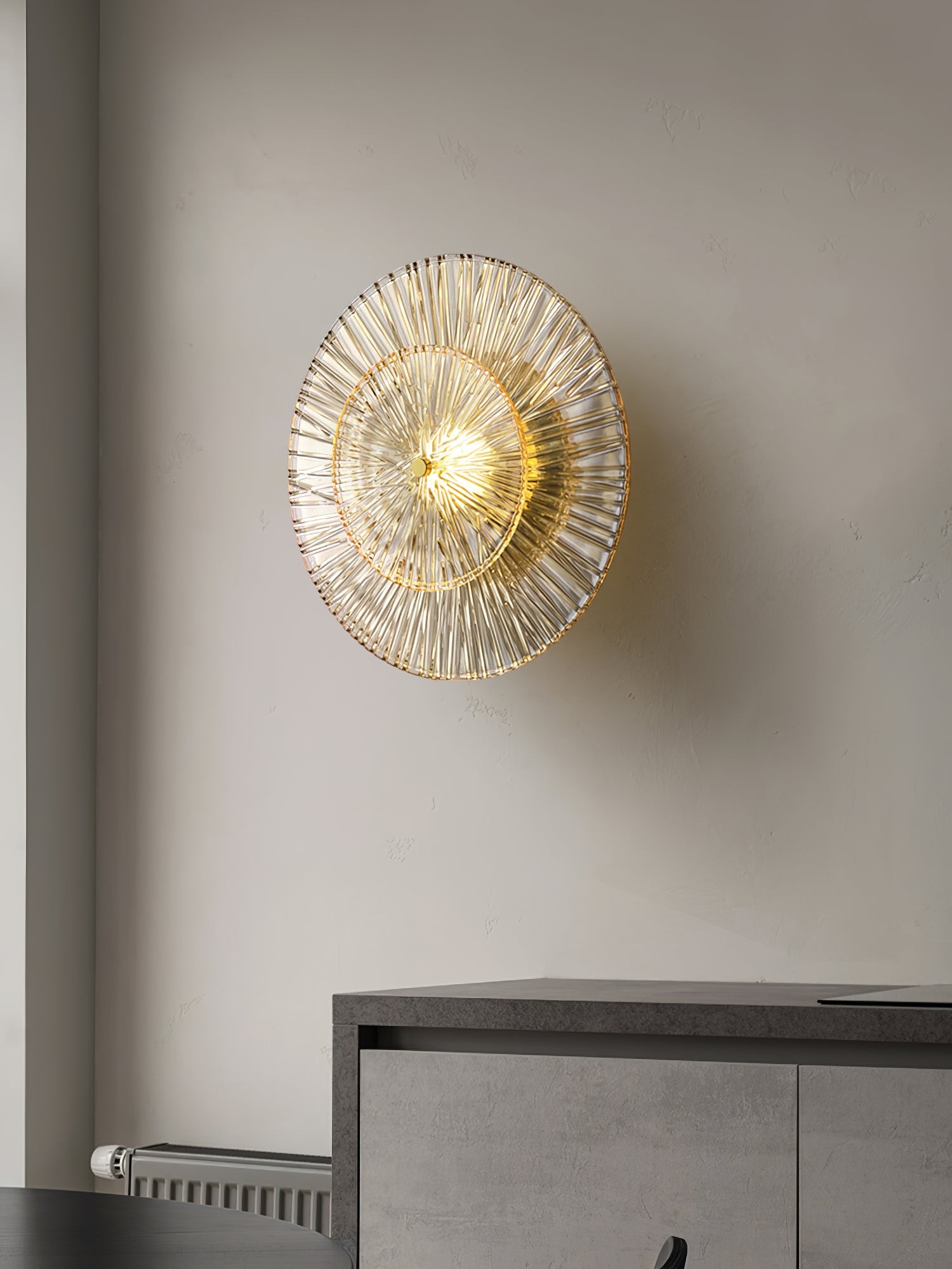 Modern Creative Round Crystal Wall Lamp M114