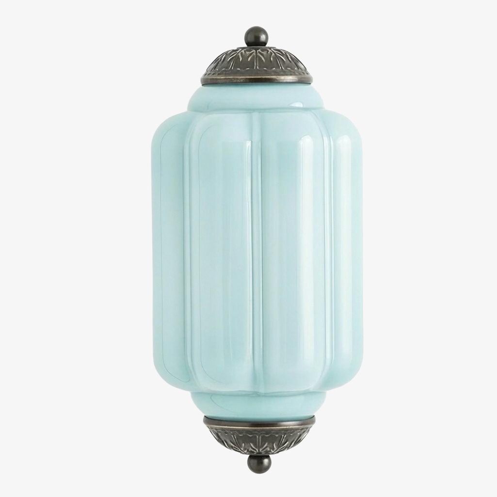 Eloise Brass Wall Sconce – Elegant Milk Glass Vintage Lighting T290
