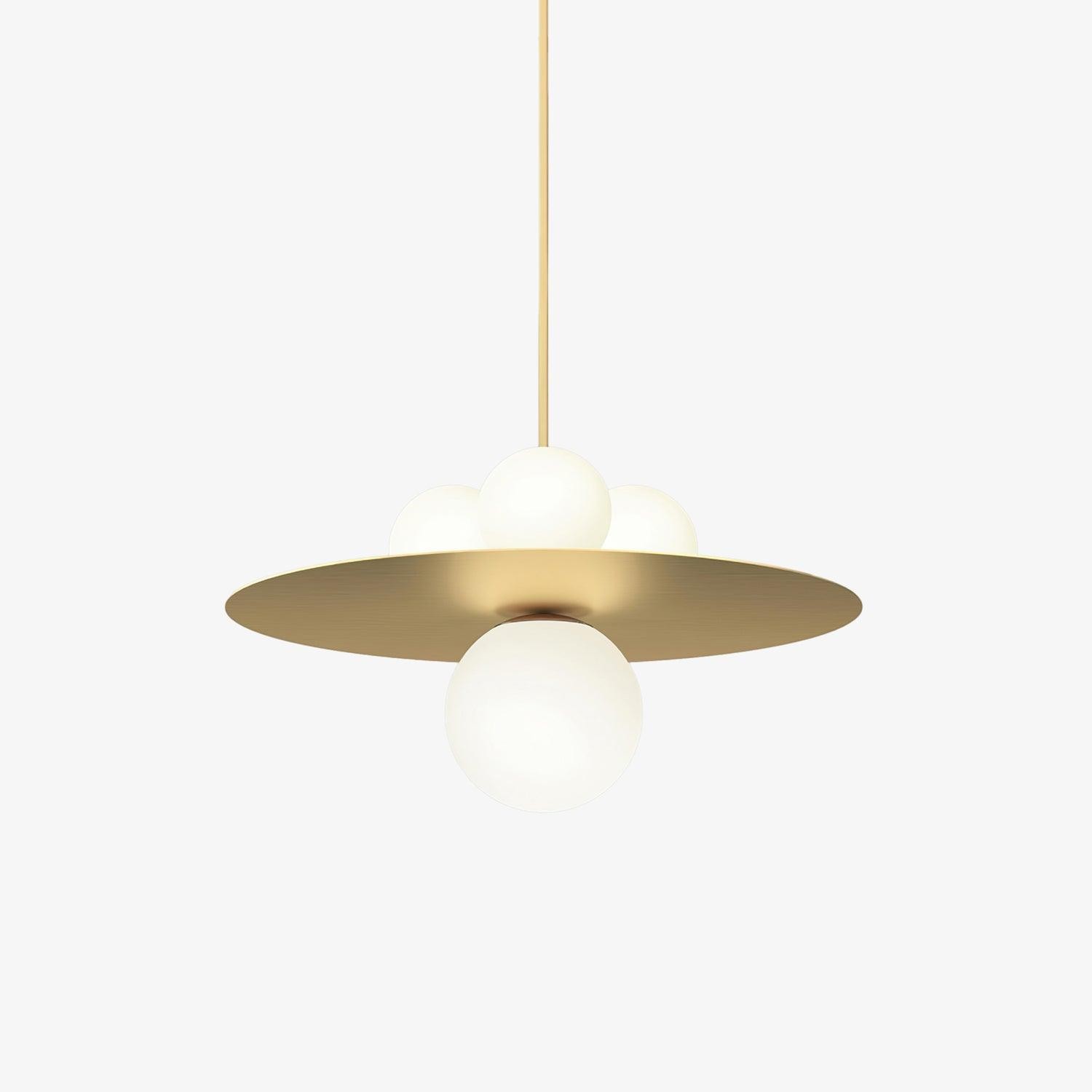 Metal Disc With Ball Pendant Light M94
