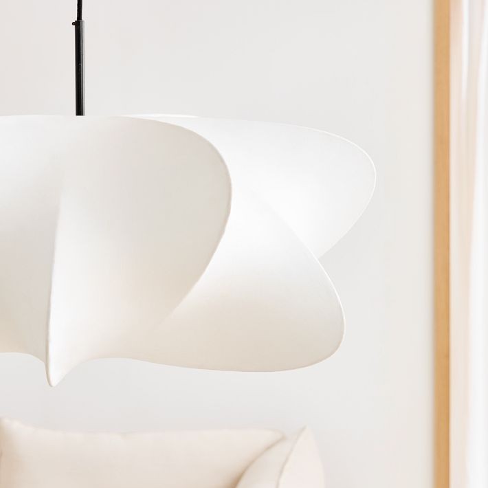 Havion Minimalist Pendant Lamp with Polymer Shade – Adjustable Height for Dining Rooms T065