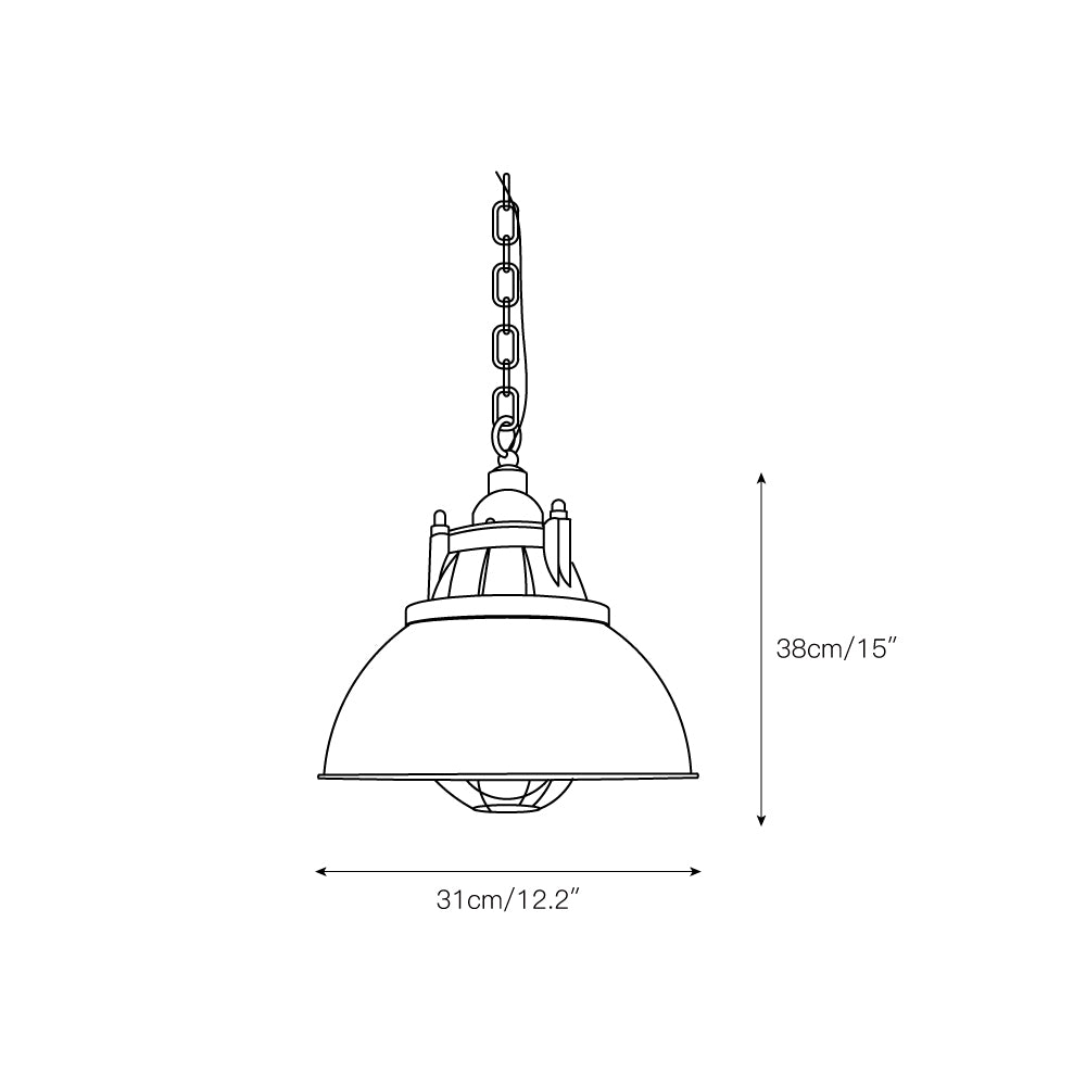 Thorlux Green Pendant Light D465