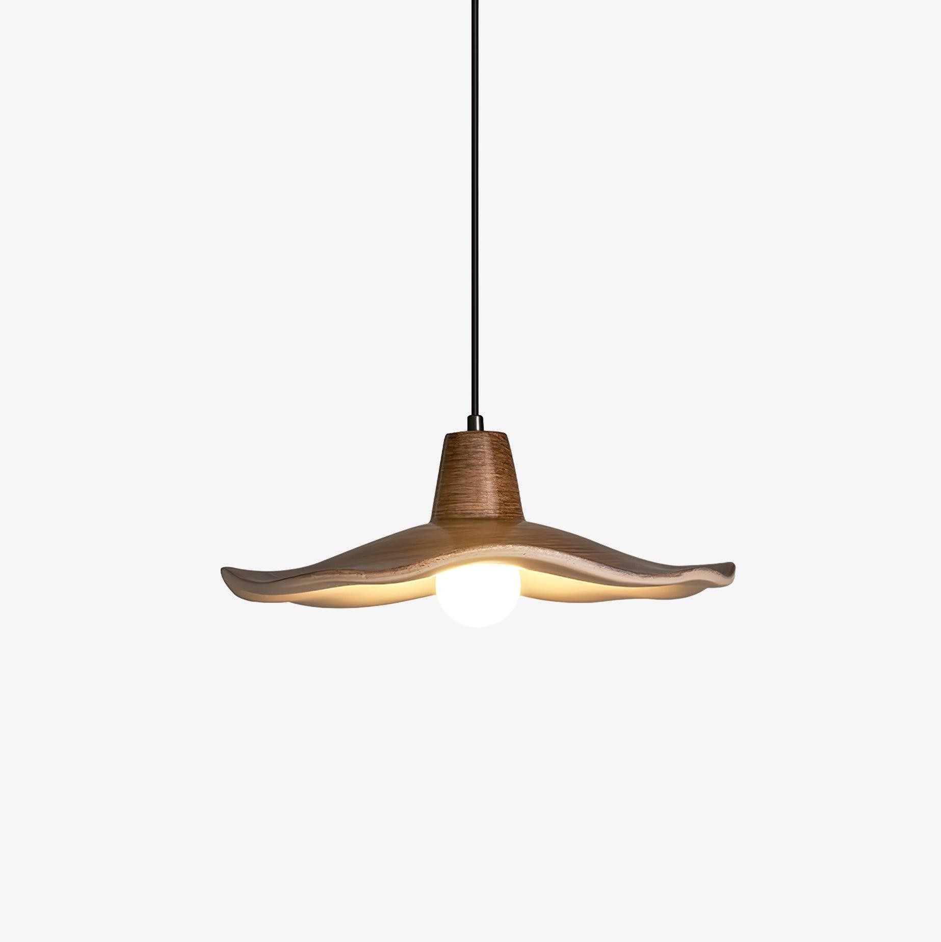 Black Imitation Walnut Wood Grain Kitchen Pendant Lamp M08