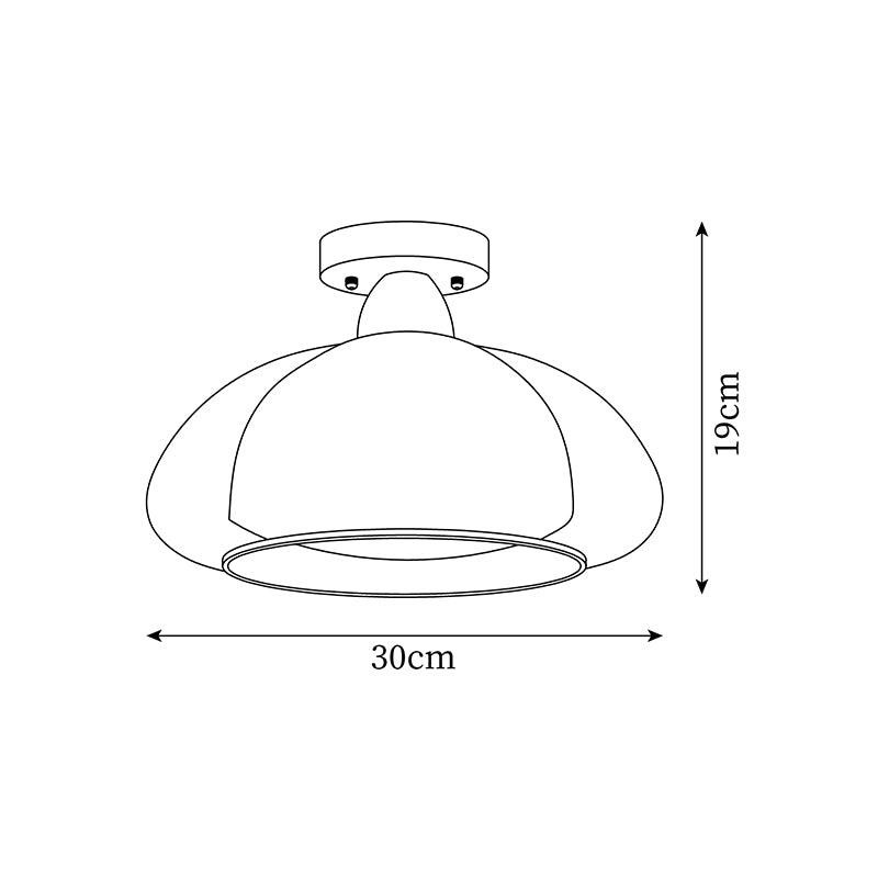 Pumpkin Glass Pendant Light For Kitchen M273