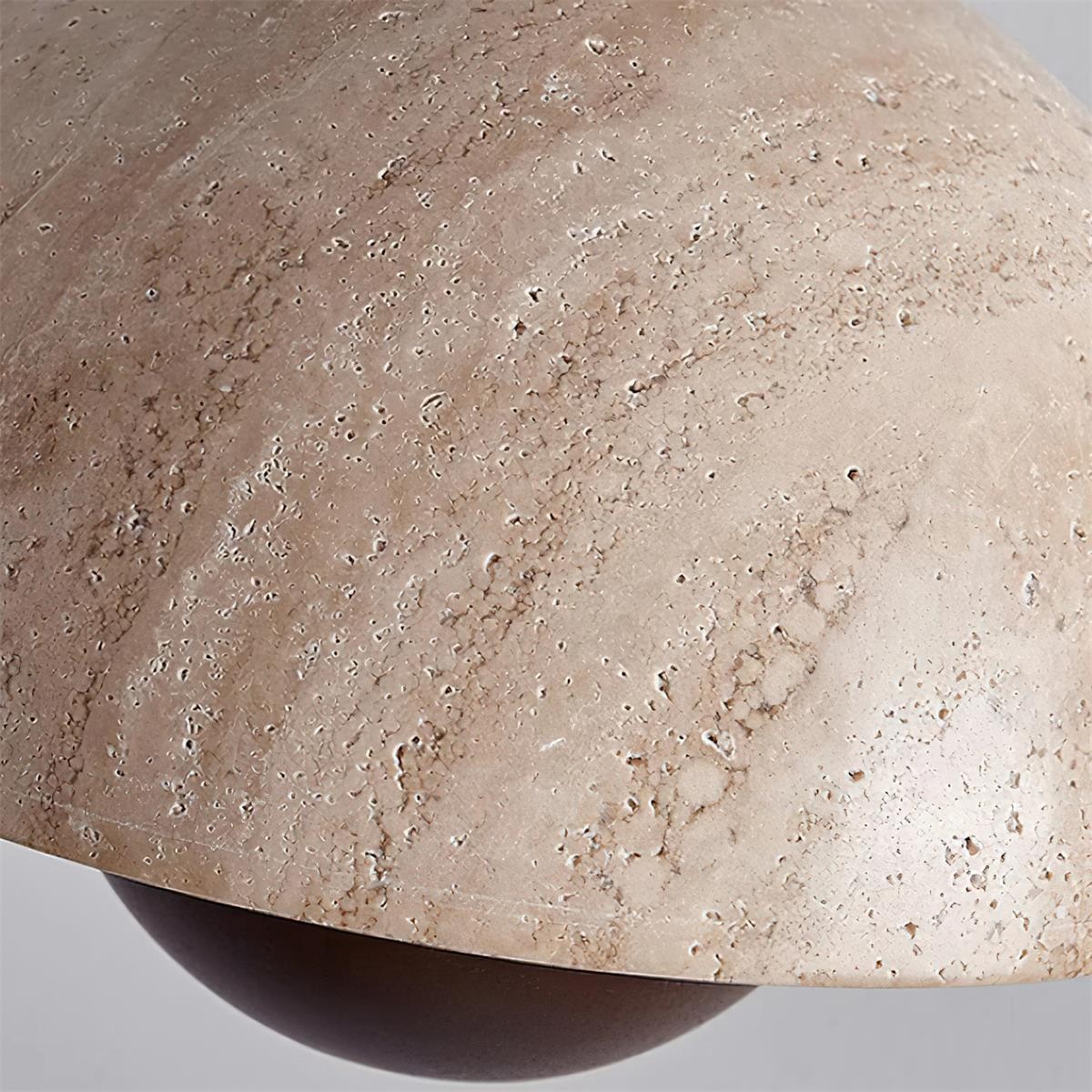 Natural Travertine Flower Bud Design Pendant Lamp G70