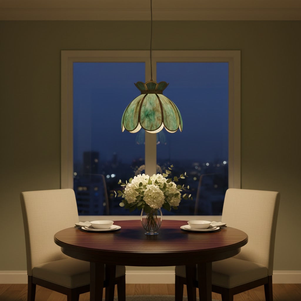 Retro Lotus Pendant Lamp D582