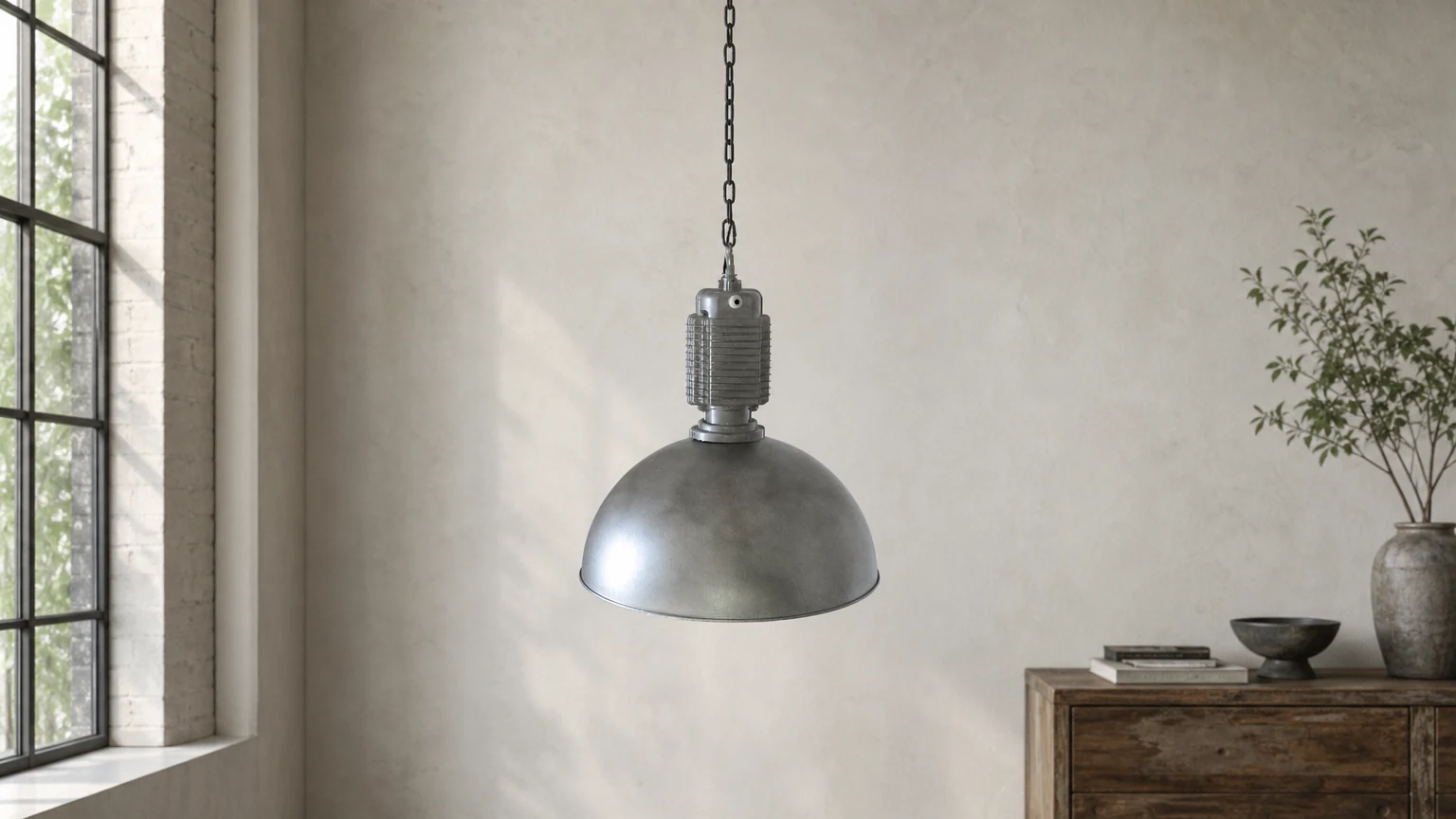Lampa wisząca Steinhauer Bikkel D462 w poziomej scenie pomieszczenia