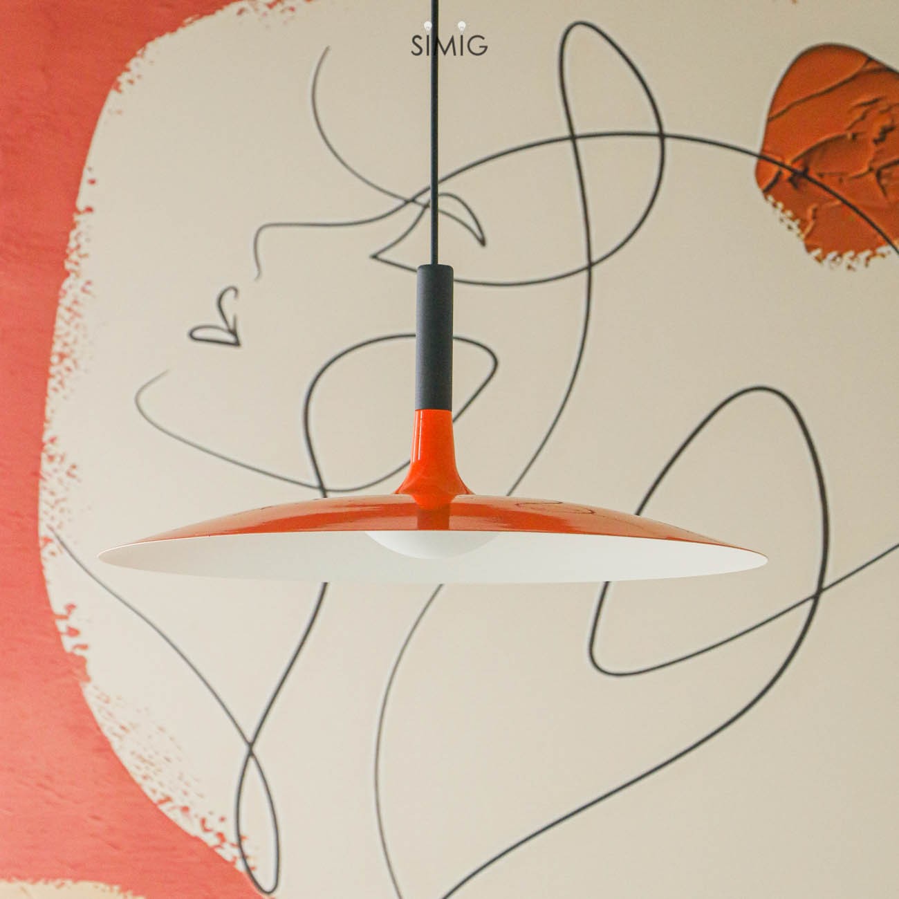 Scandinavian Large Cone LED Pendant Light S08