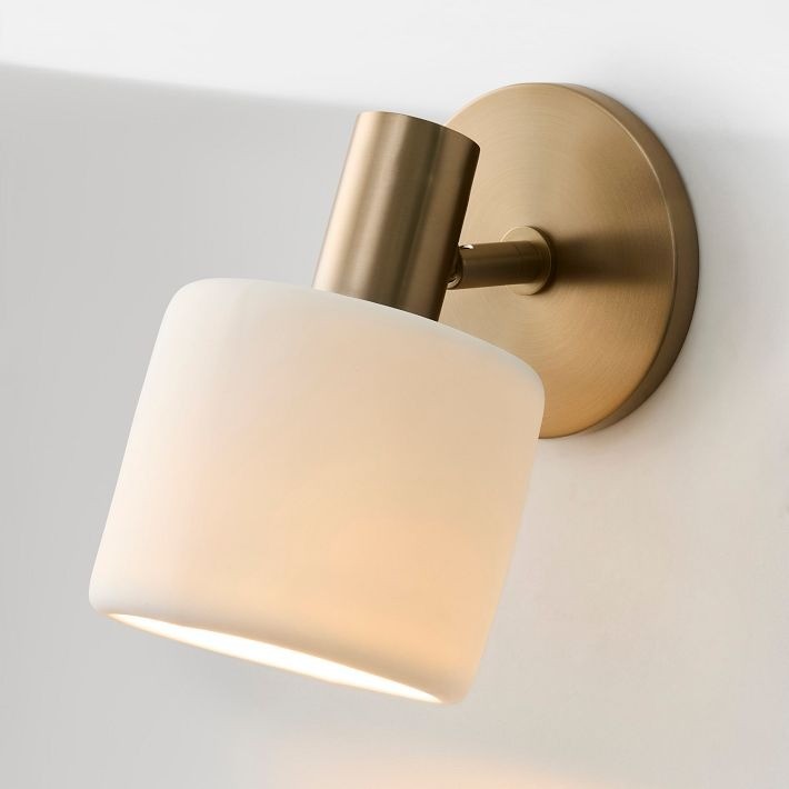 Cerova Anders Ivory Porcelain Wall Sconce – Organic Design for Living Room & Bedroom T015