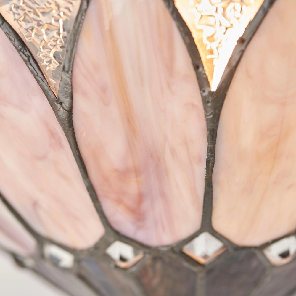 TF Brooklyn Elegant Wall Light - Art Deco Glass Wall Sconce for Living Room or Hallway T639