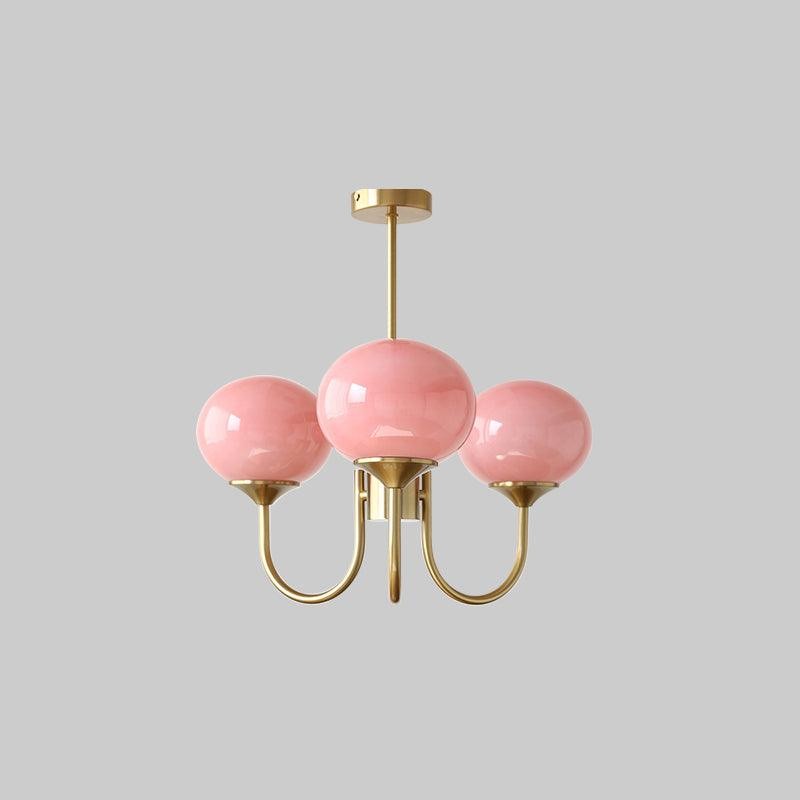 Nordic Bauhaus Glass Marshmallow Chandelier S168