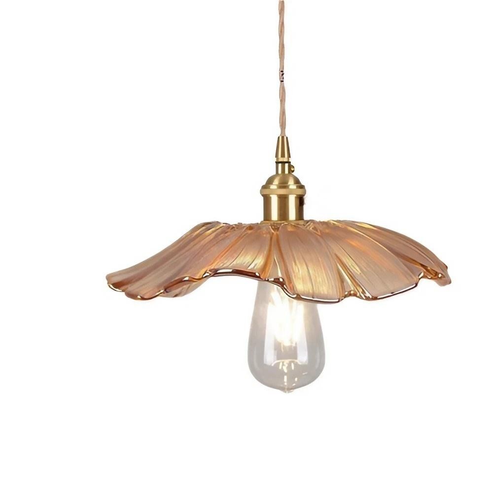 Tiffany Lotus Glass Pendant Light S55