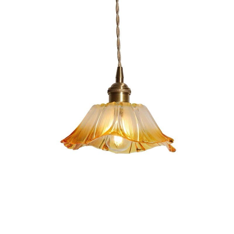 Tiffany Lotus Glass Pendant Light S55