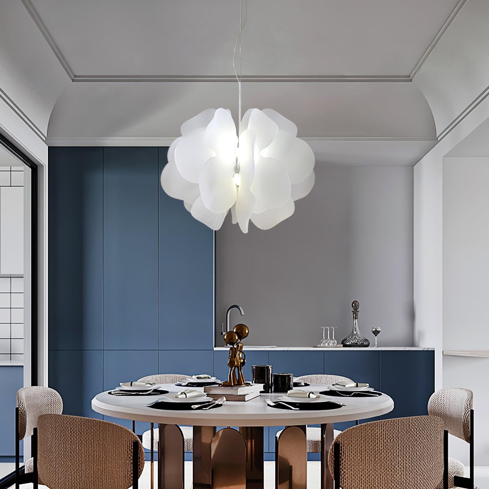 Modern Plastic Flower Design Pendant Lamp M43