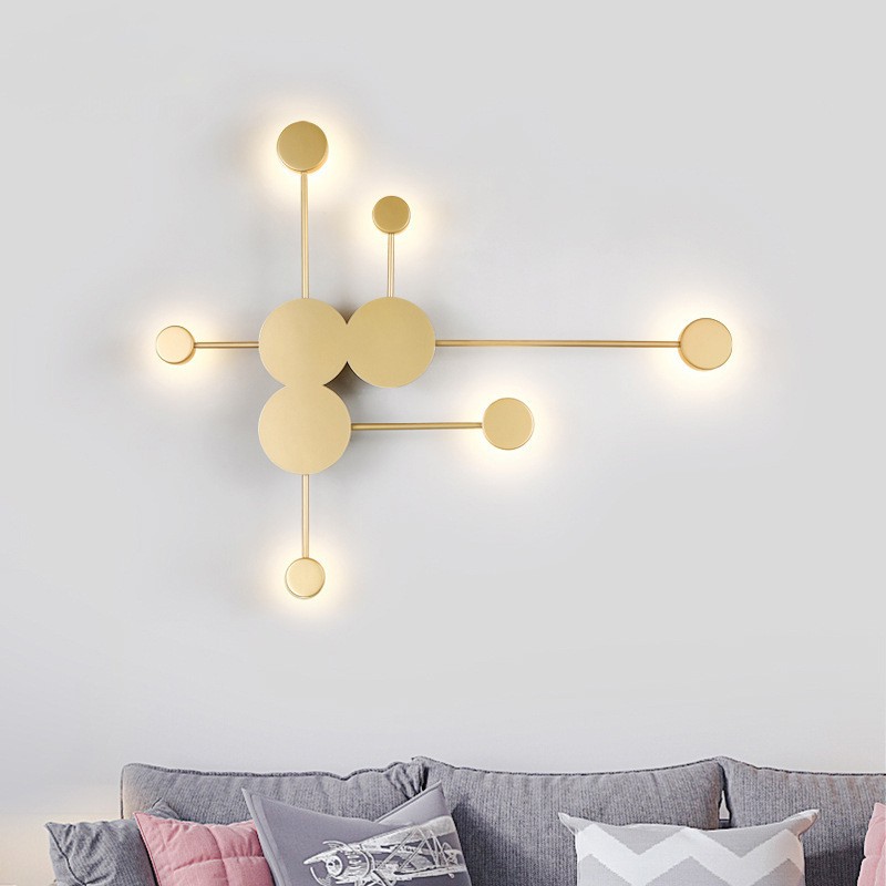 Modern Art Circle Linear LED Wall Light S102