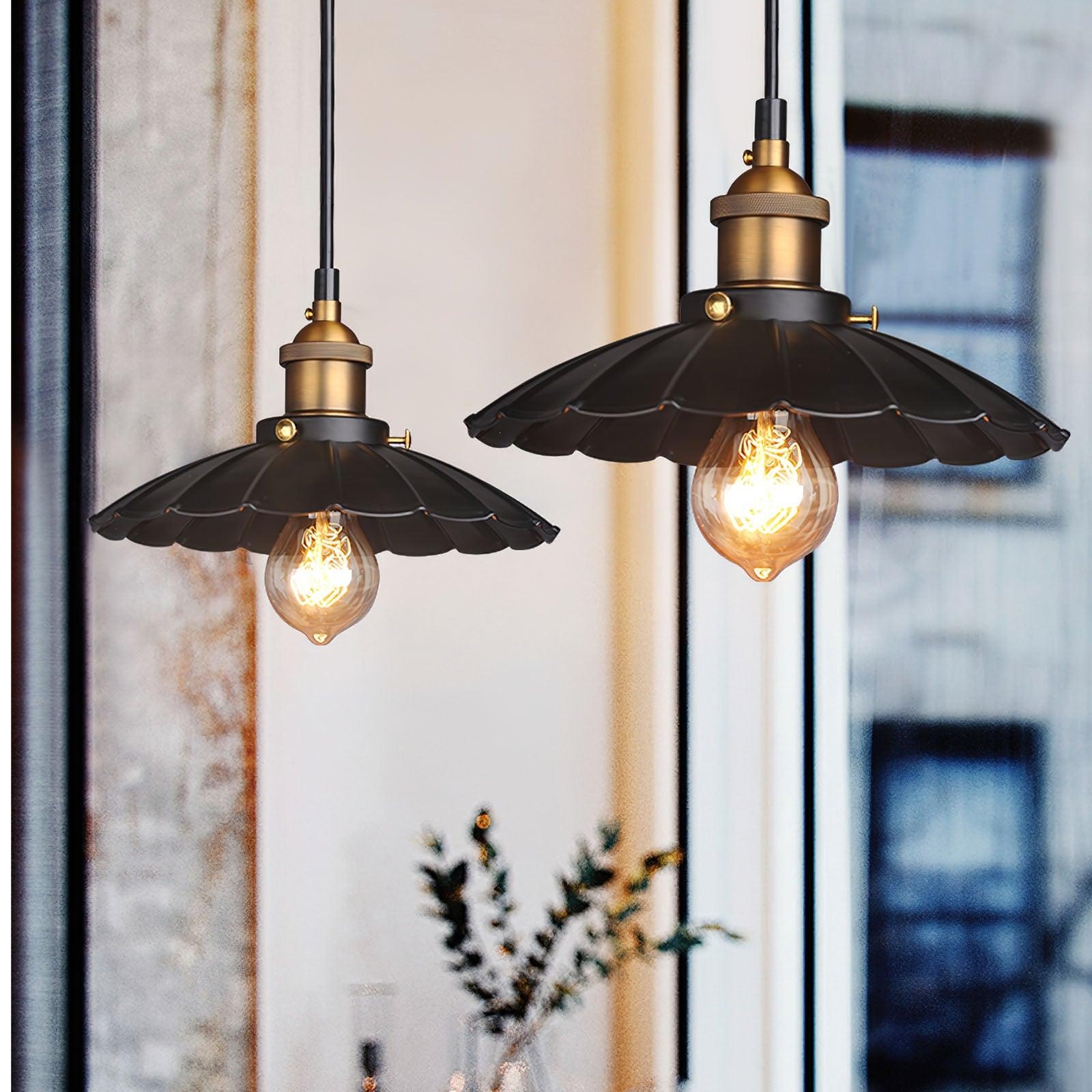 Black Skirt Pendant Light D359