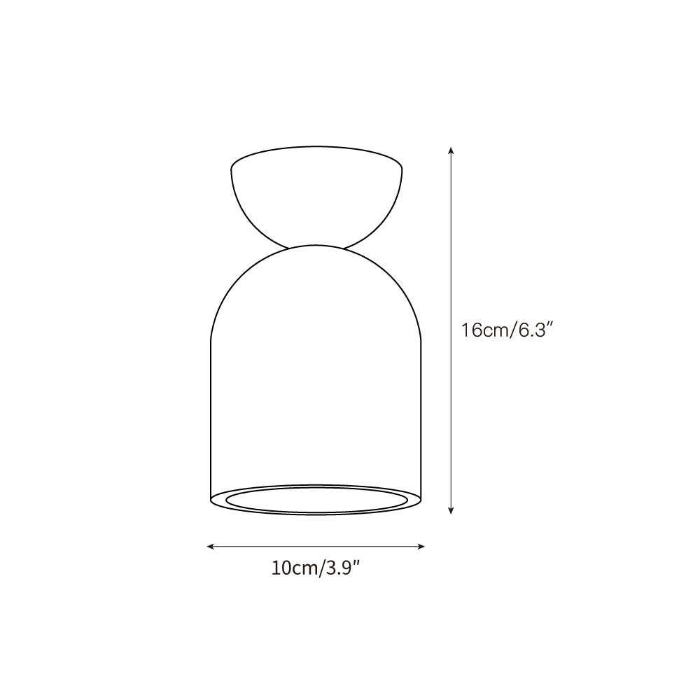 Terrene Cone Ceiling Lamp D686