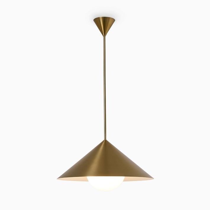 Brivana Adjustable Pendant – Cone Shade Light for Kitchen or Dining T268