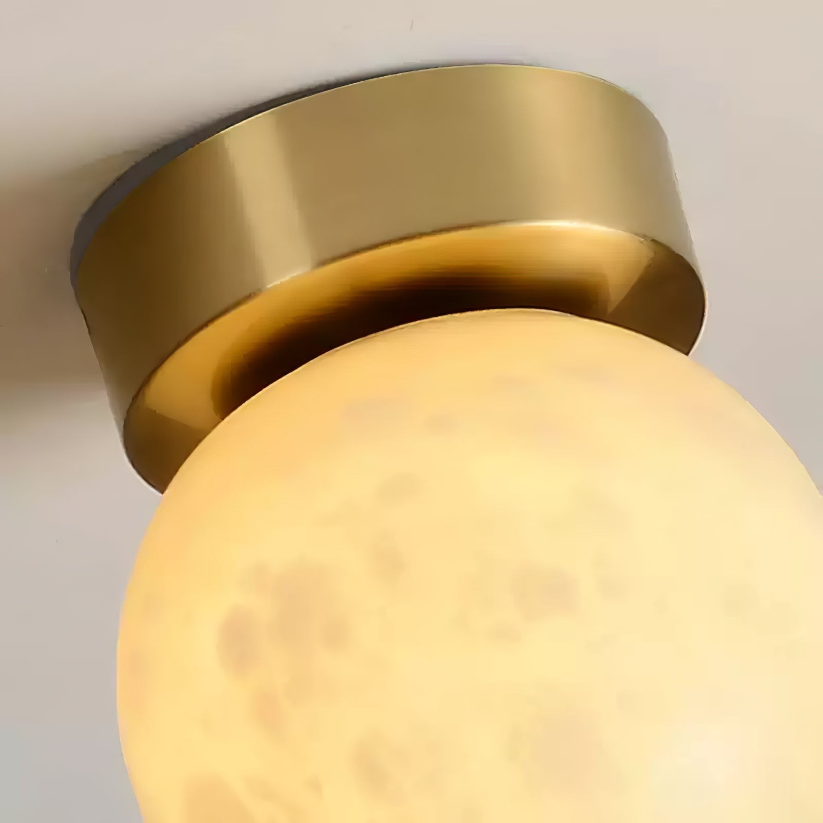 Moon Alabaster Ceiling Lamp M538