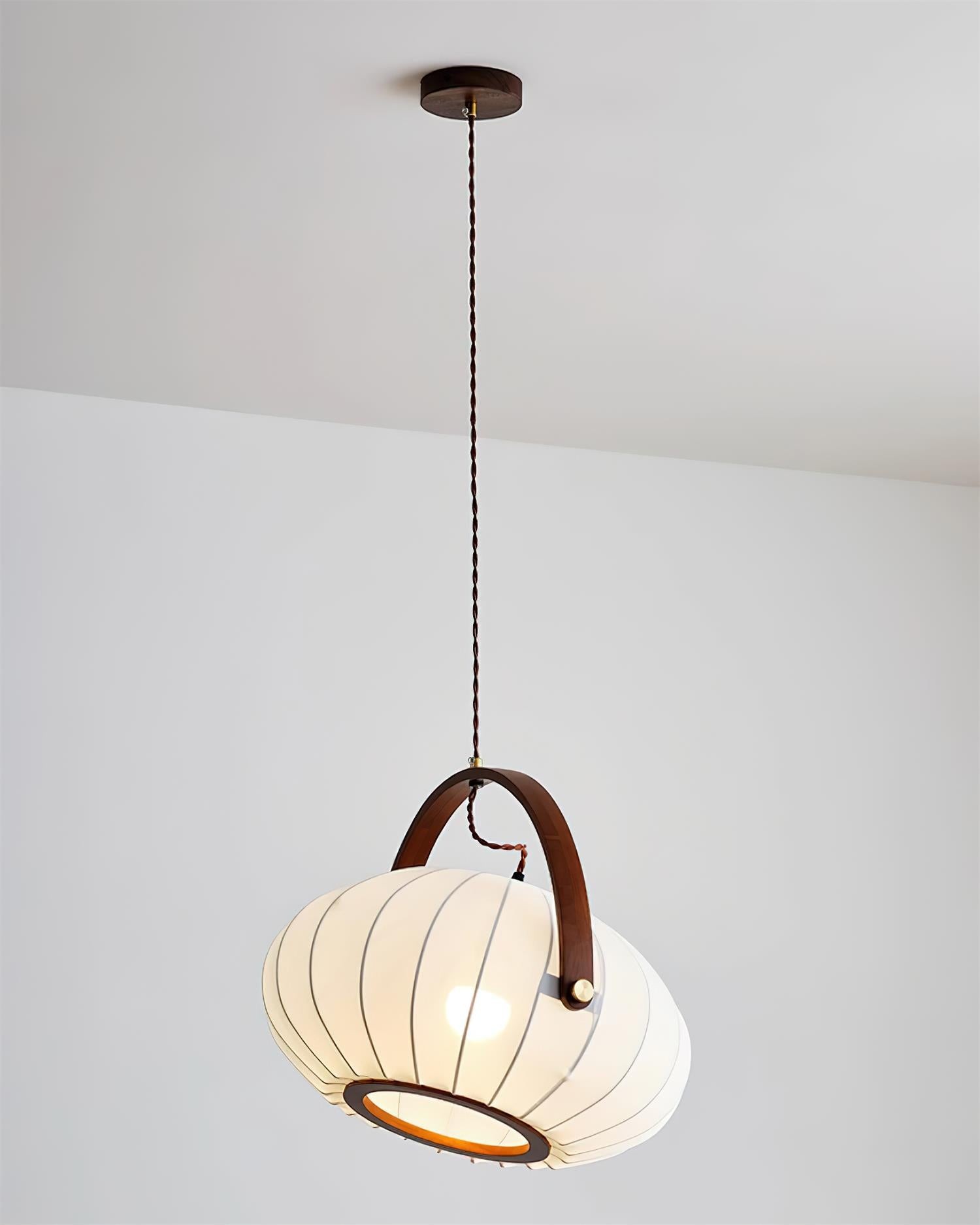Vintage Lantern Wooden Decoration Pendant Lamp M290