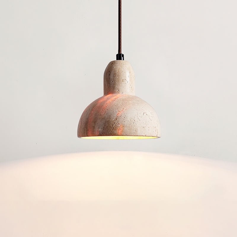 Wabi-Sabi Style Creative Travertine Pendant Light M18
