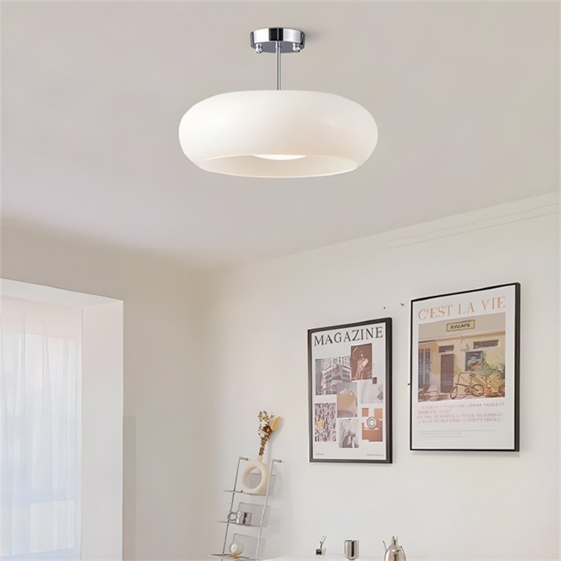 Art Deco Bauhaus Glass Disc Ceiling Light S152