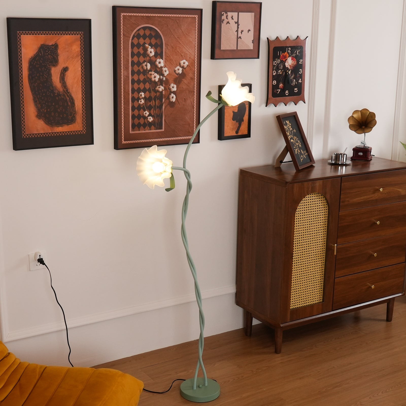 Creative Multi-Head Winding Flower Shape Floor Lamp M175
