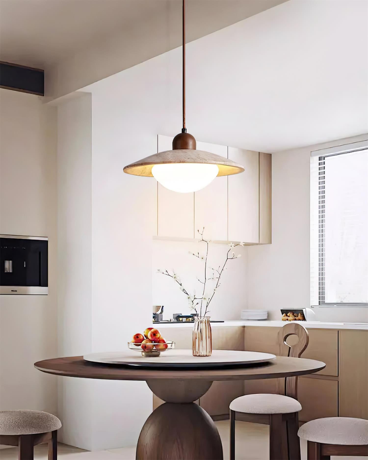 Wood Retro Wabi-Sabi Style Pendant Lamp M281