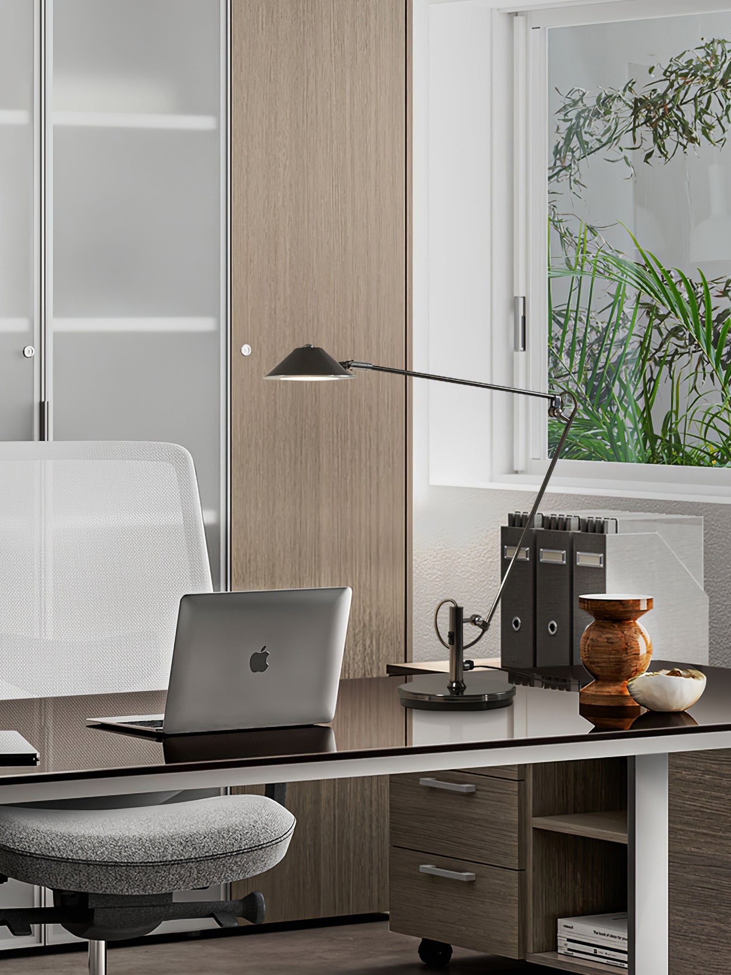 Adjustable Black Office Task Lamp D372