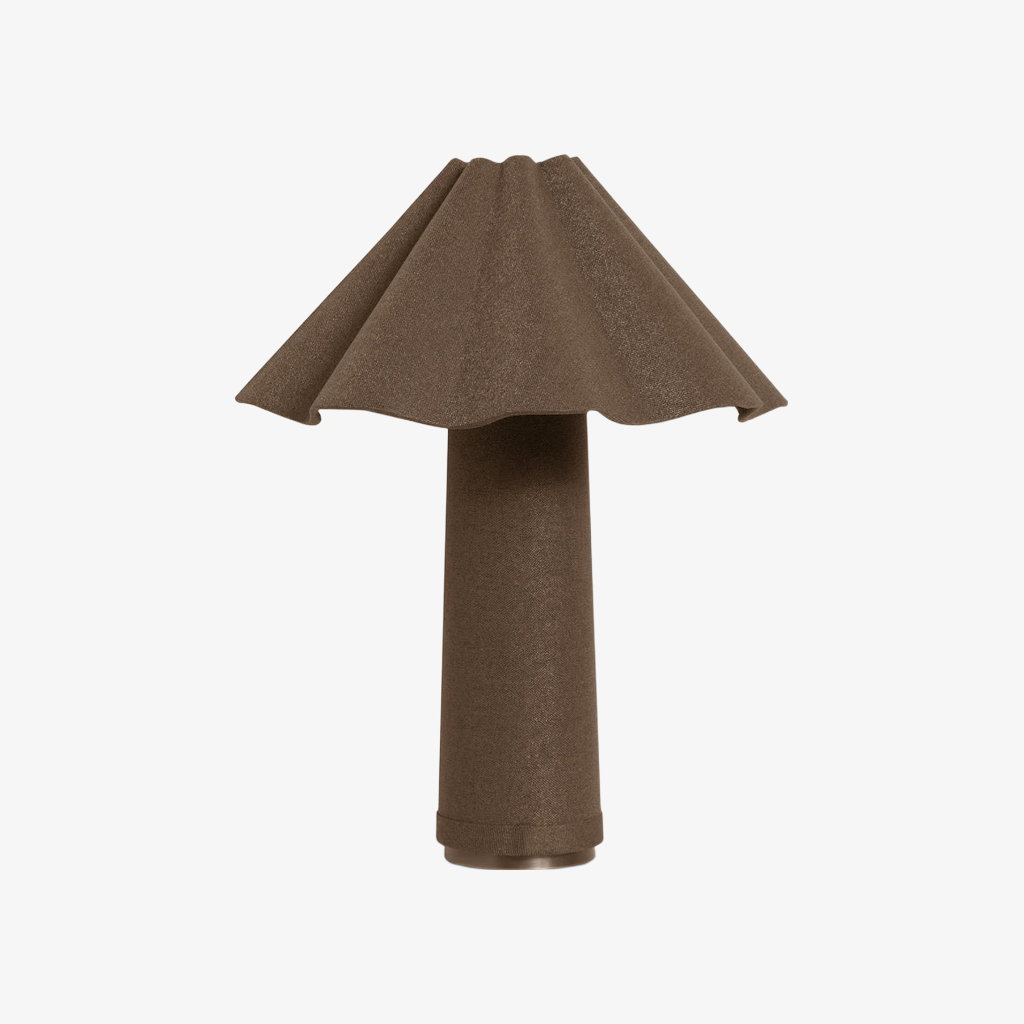 Weavara Contemporary Accent Table Lamp - Fabric‑Covered Decorative Lighting for Living Space or Office T660