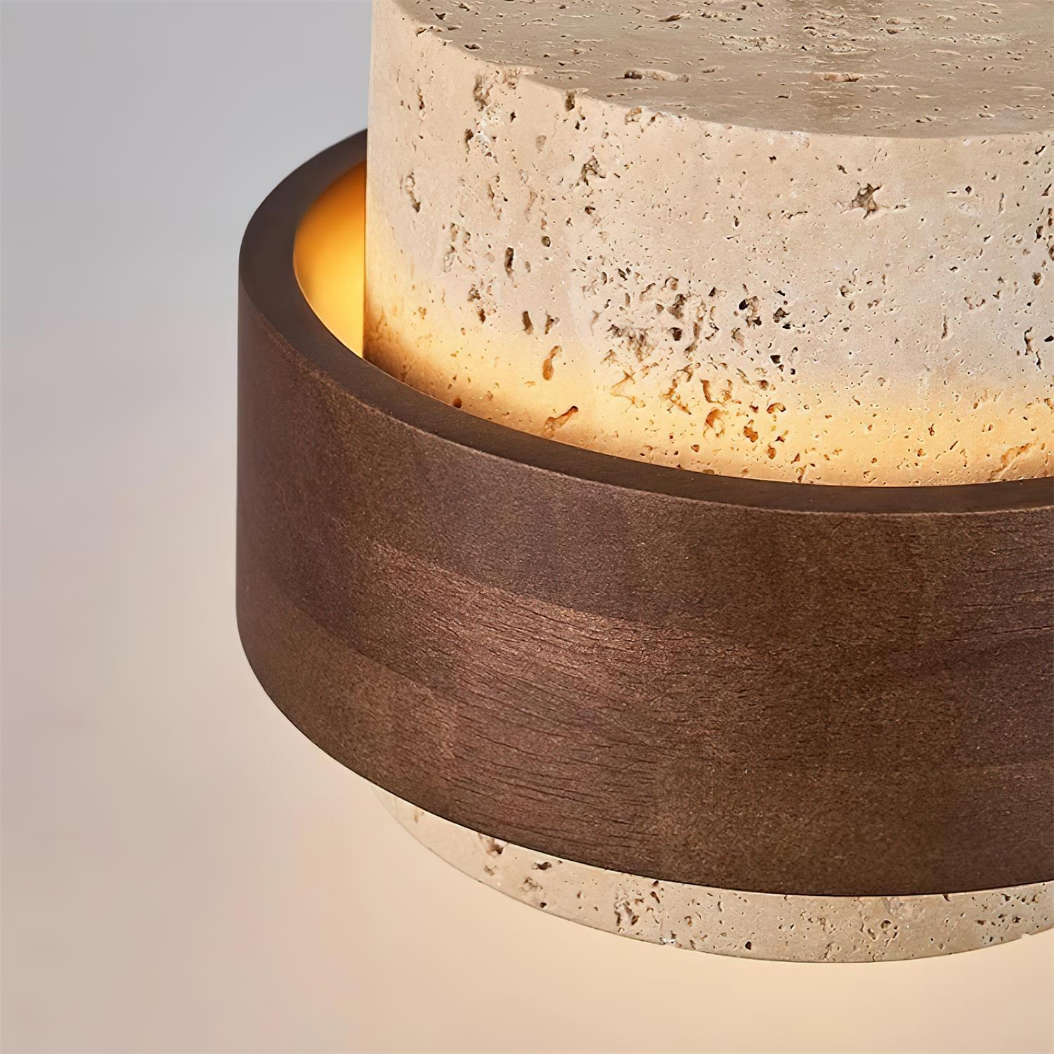Cole Travertine Wall Lamp D70