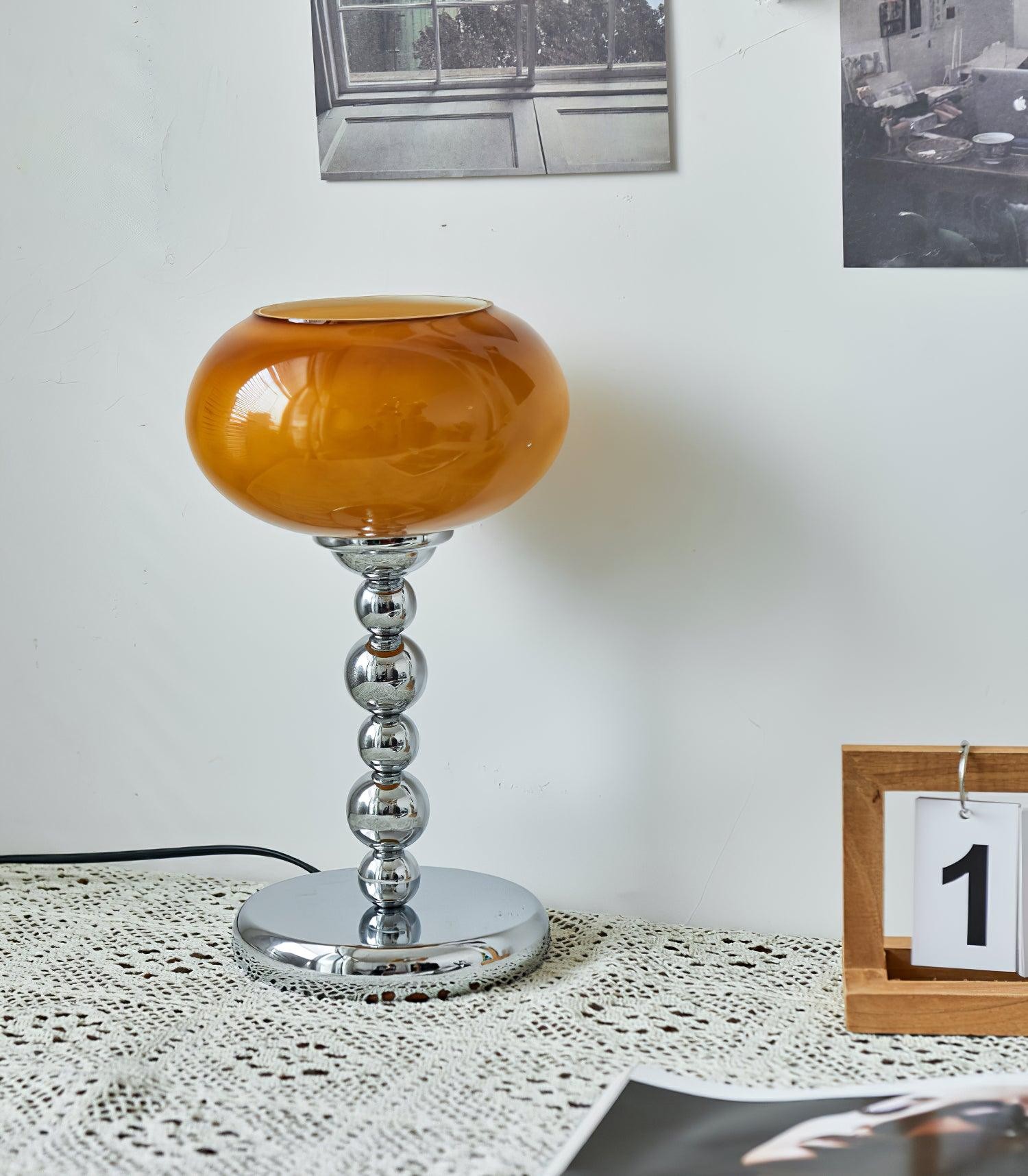 Oval Persimmon Table Light M444