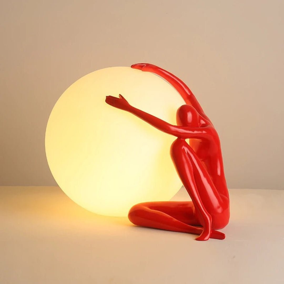 Humanoid Ball Holding Table Lamp M585
