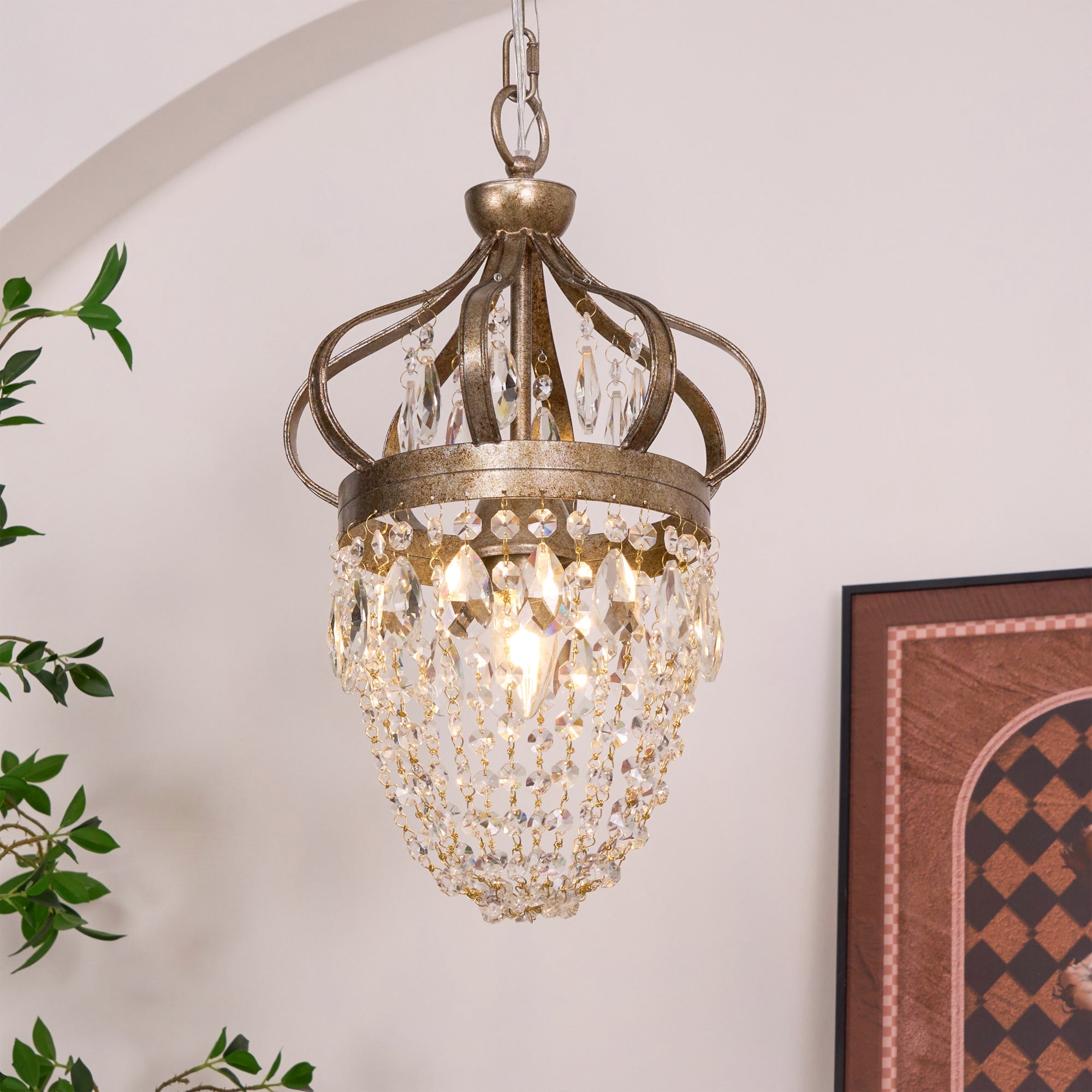 Abella Tear Drop Chandelier D517