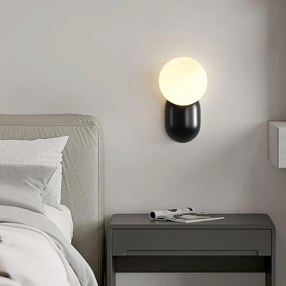 Luma Nordic Glass Orb Wall Light D784
