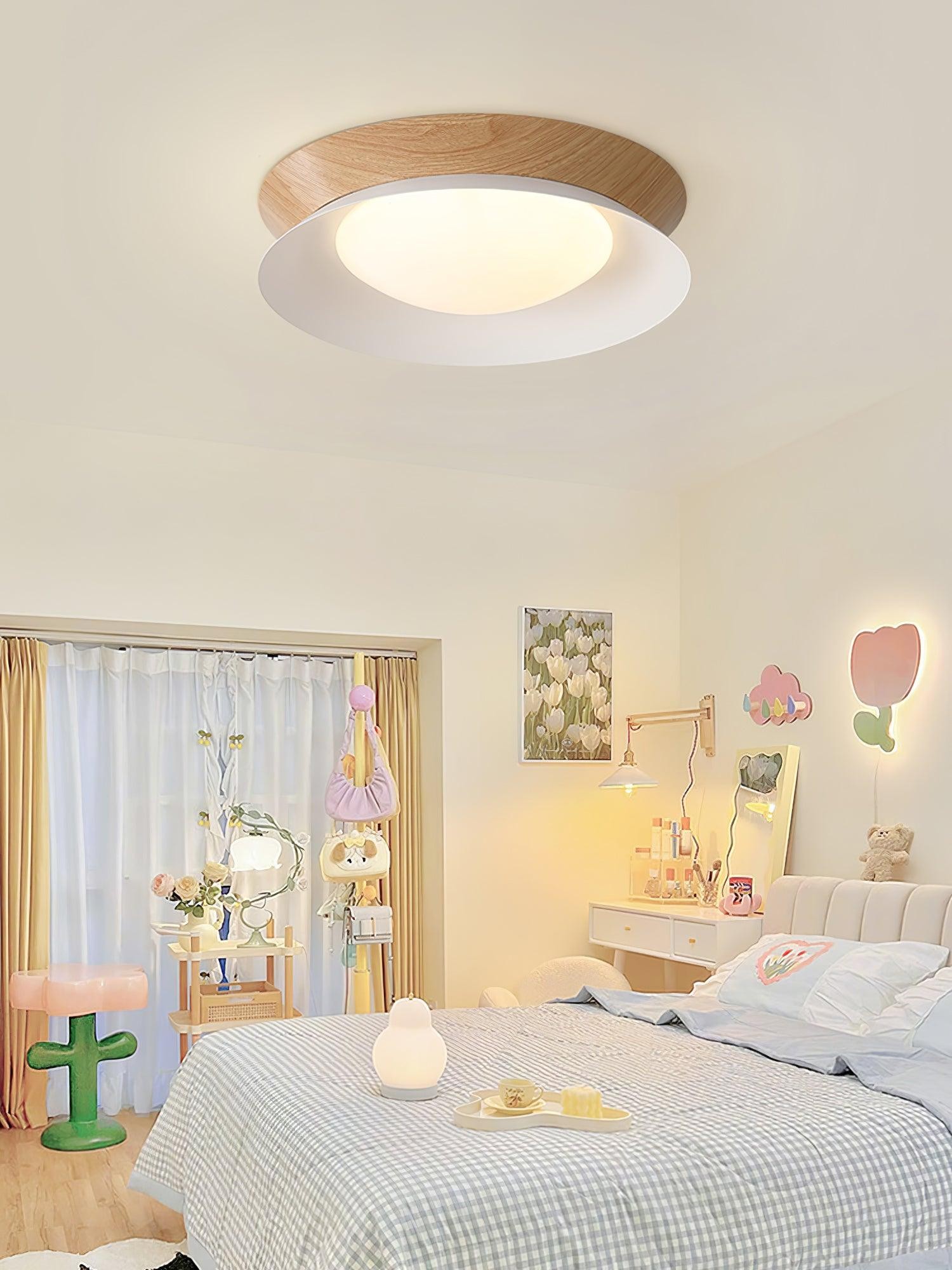 Double Half Round Ceiling Light M386
