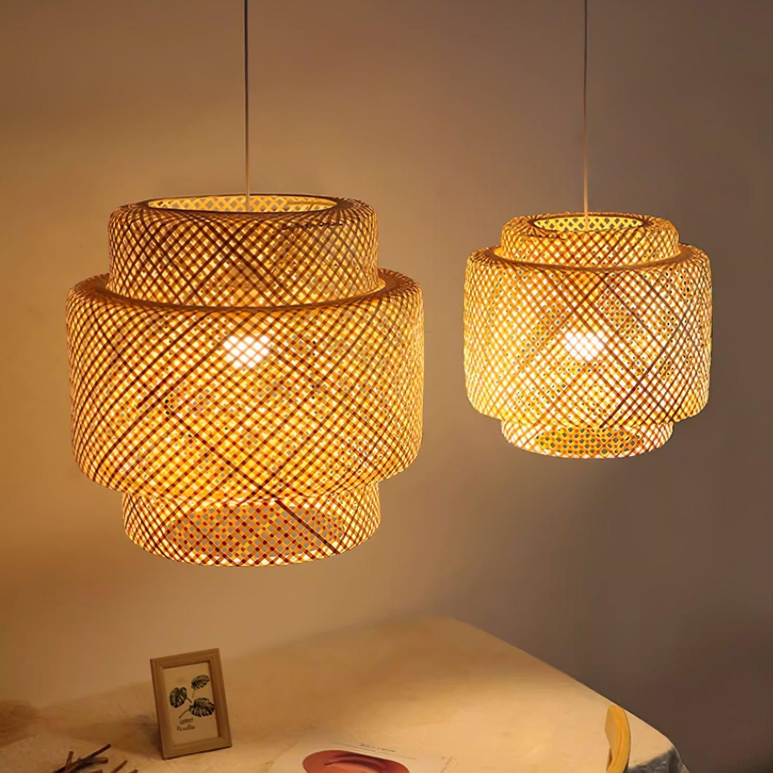 Bamboo Pendant Light D887