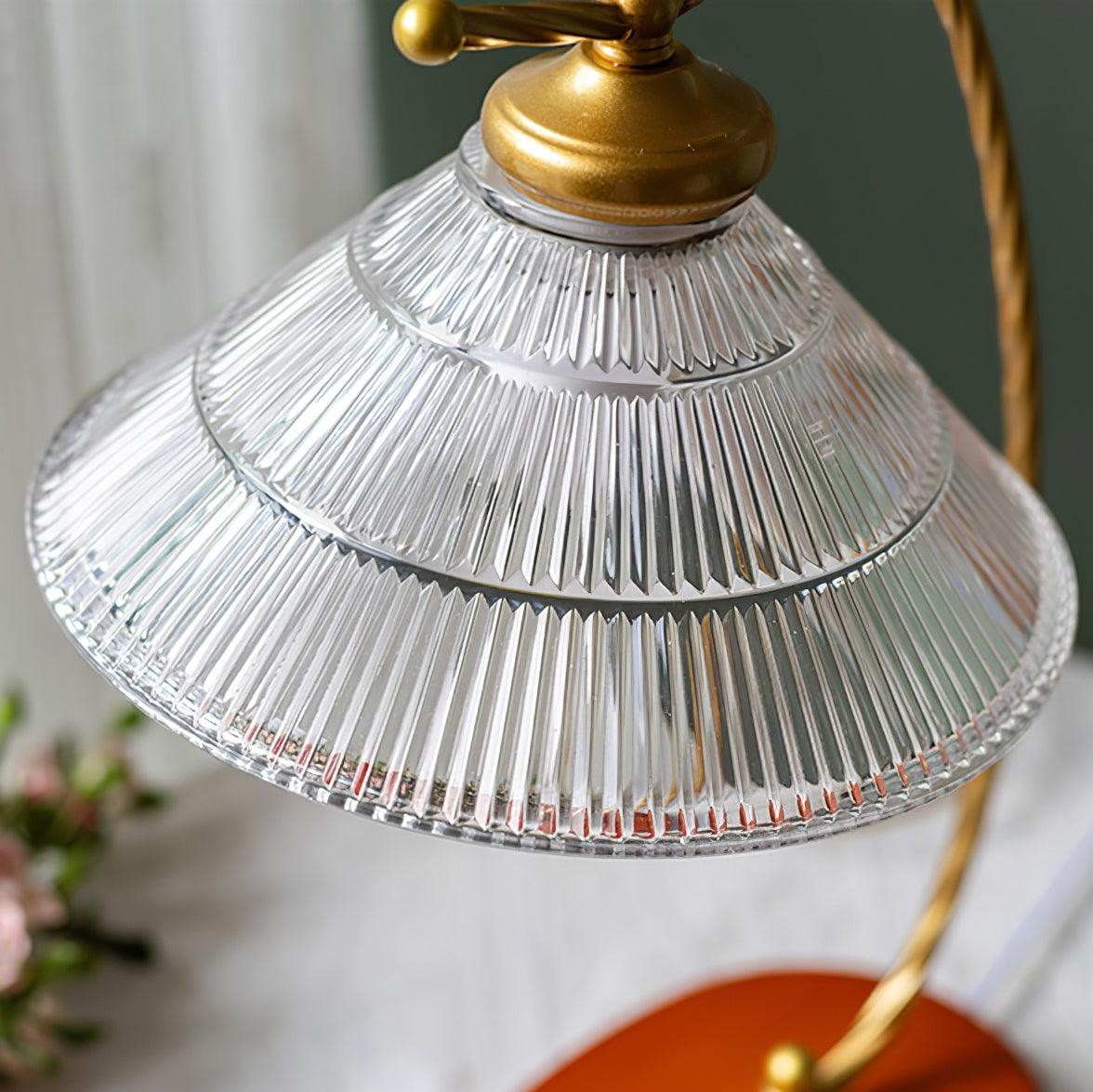 Glass Shade Vintage Reading Lamp M372