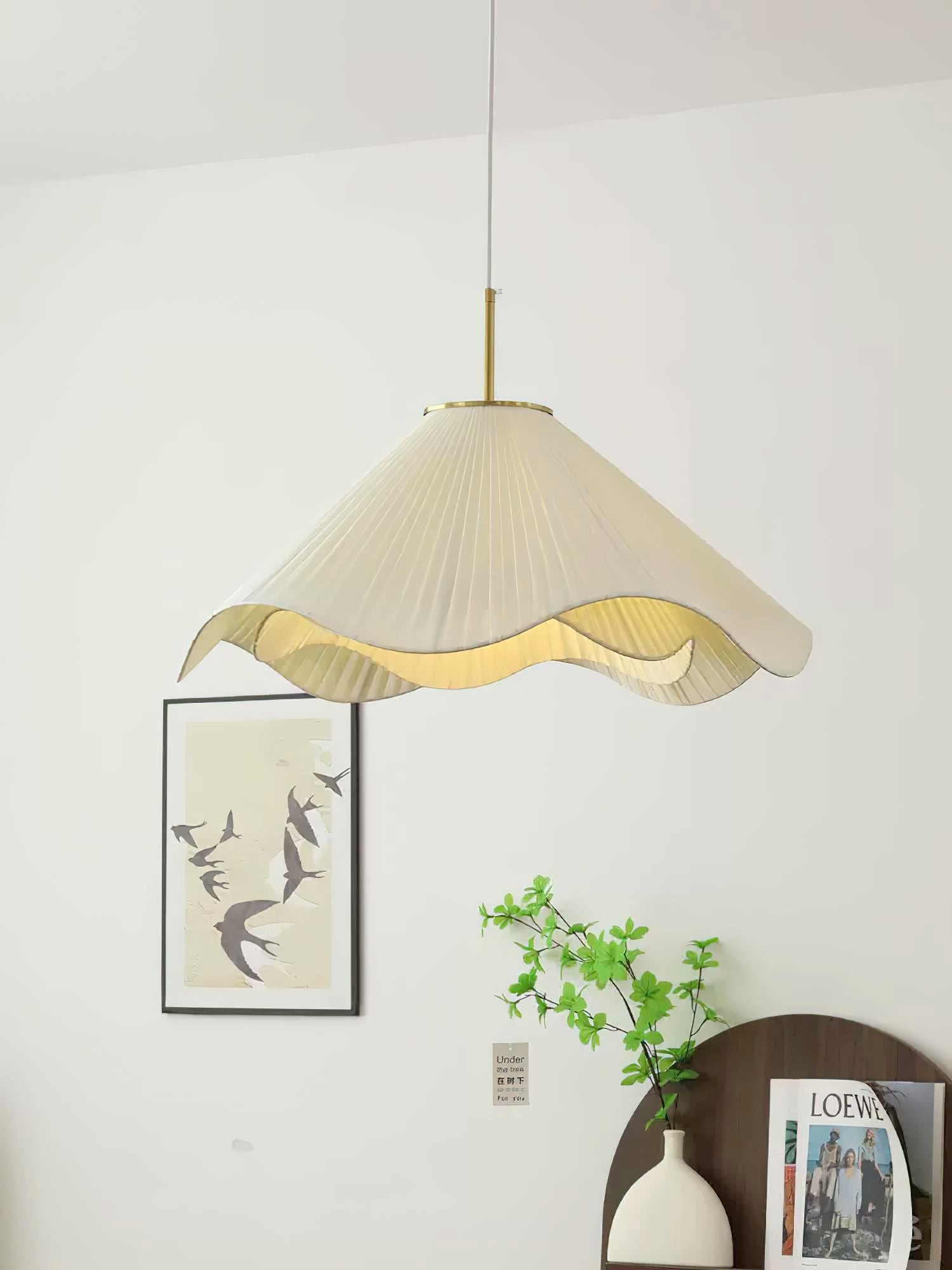Nordic Cream Style Floral Pendant Lamp M561