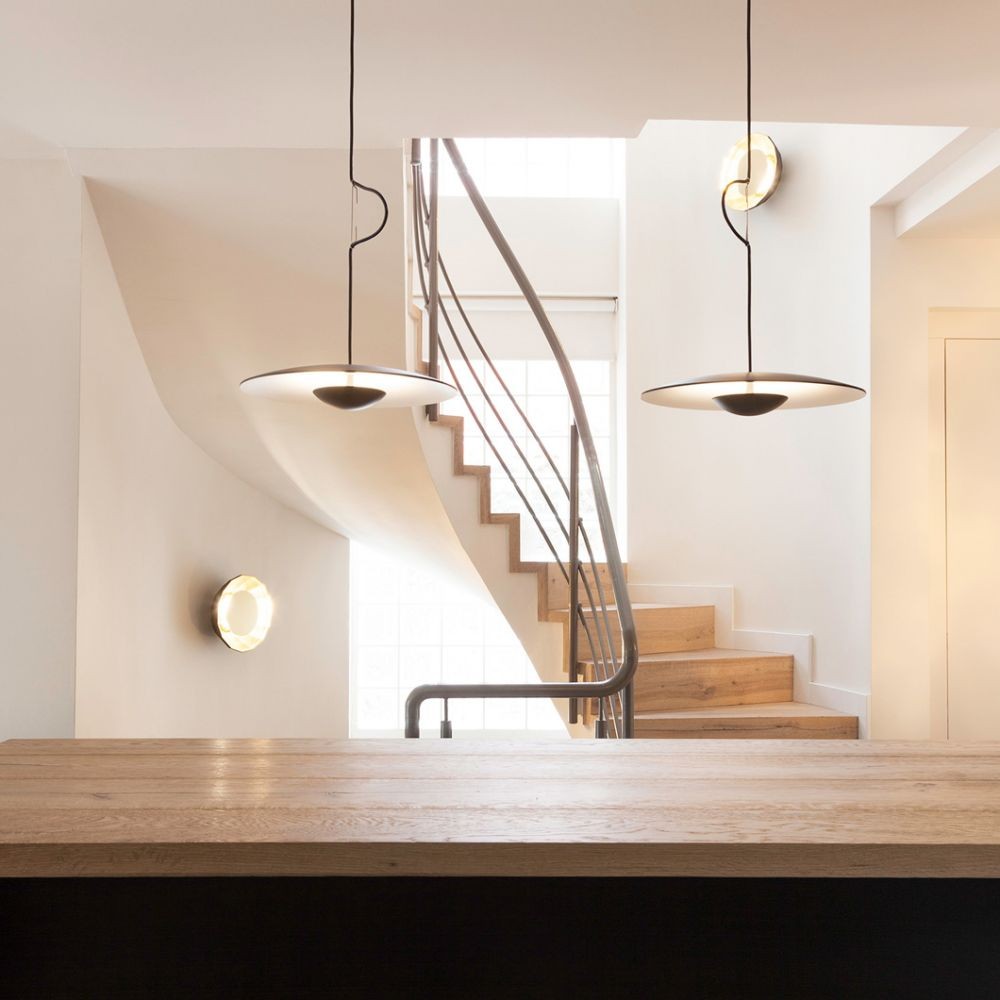 Indoor Ginger LED Suspension Lamp Above The Dining Table