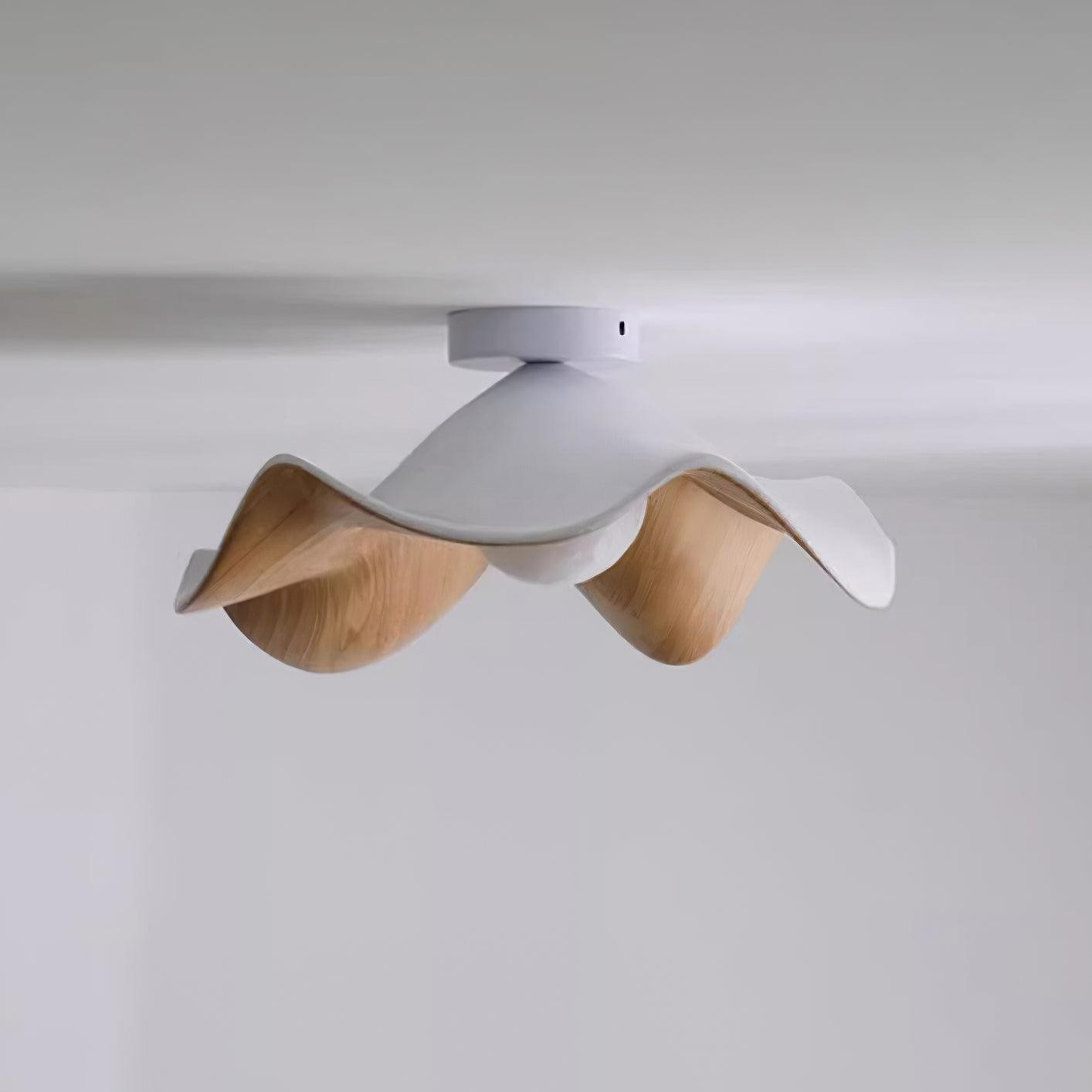 New Modern Simple Walnut Grain Ceiling Light M171