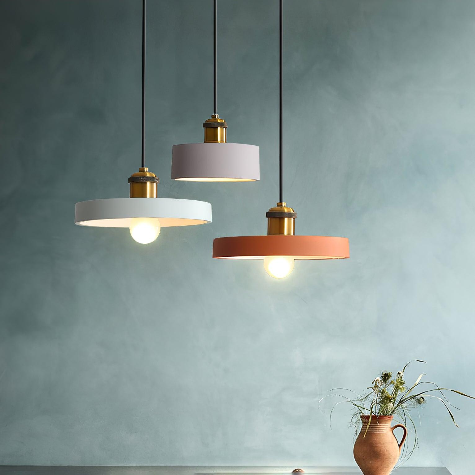 Modern Resin Geometric Pendant Lamp M432